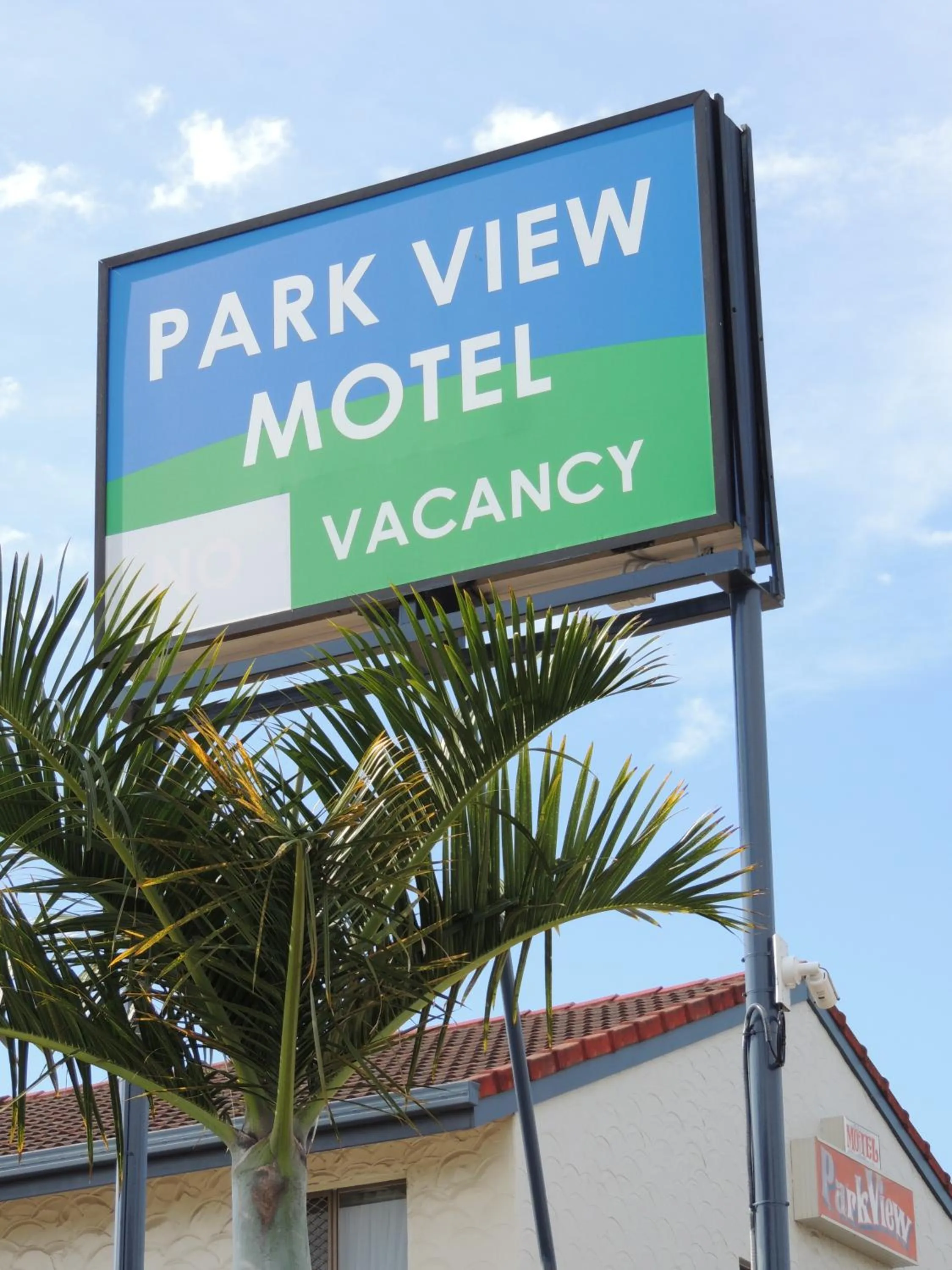 Property logo or sign in Park View Motel