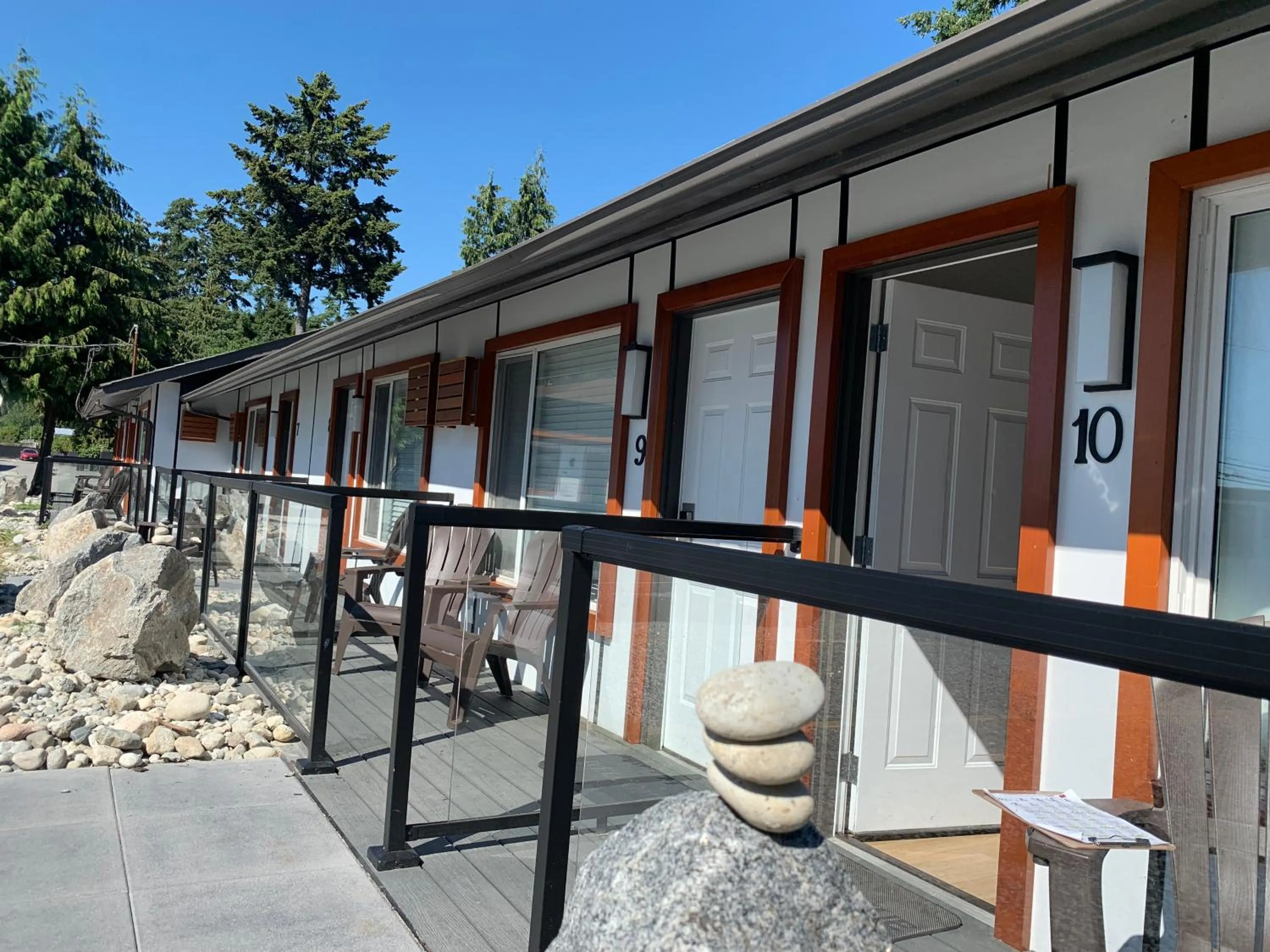 Patio in Oceanside Villas