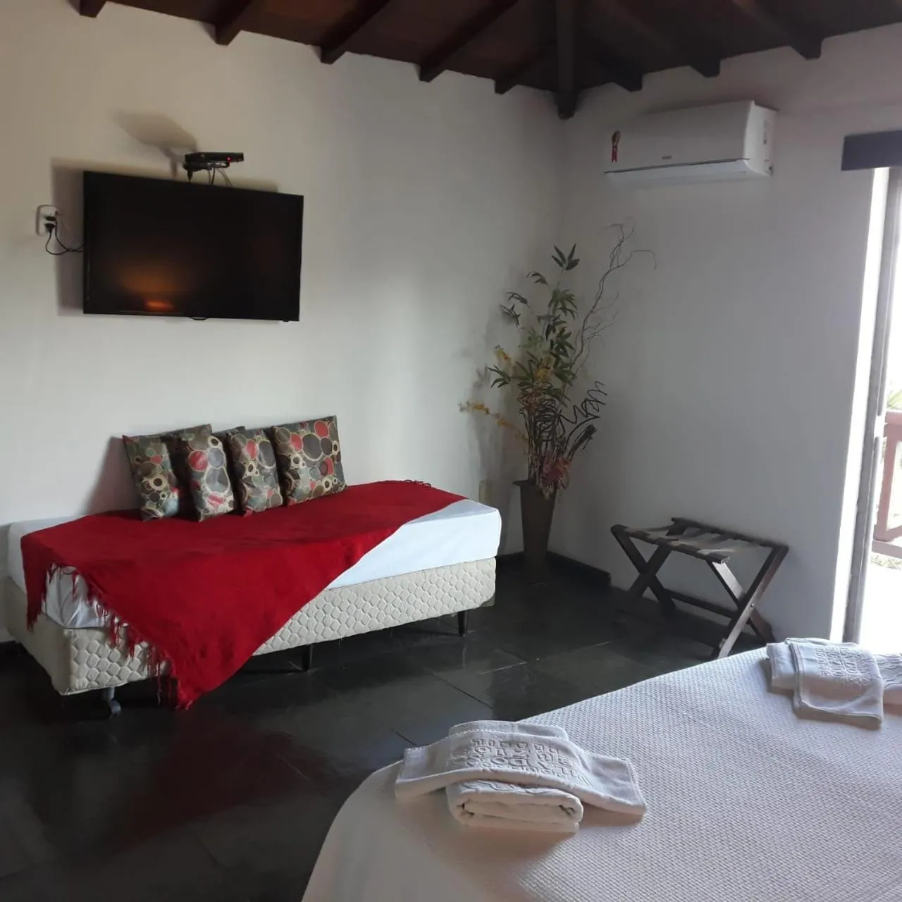 Bedroom, Bed in Pousada Vila do Sol