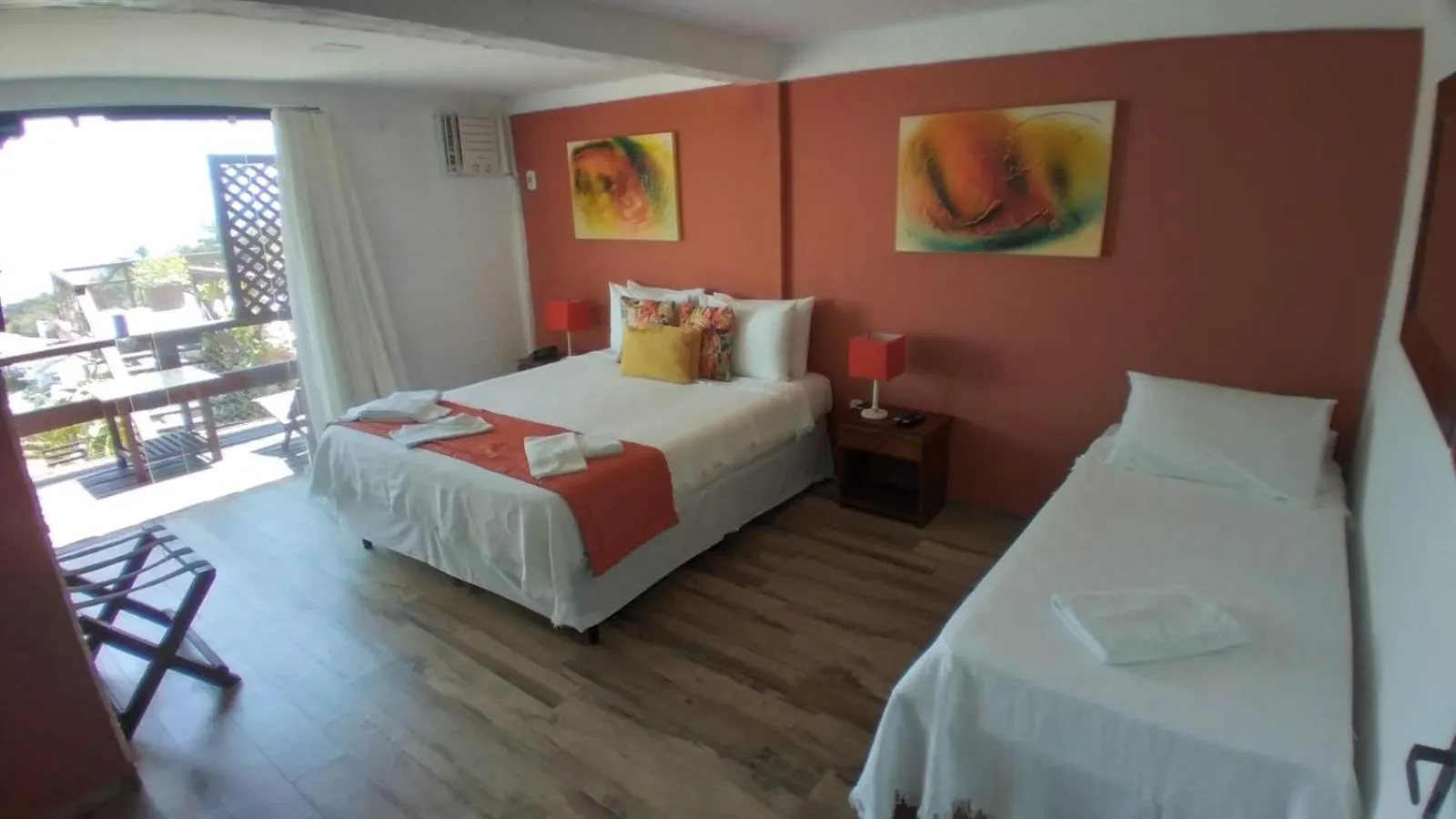 Bedroom, Bed in Pousada Vila do Sol