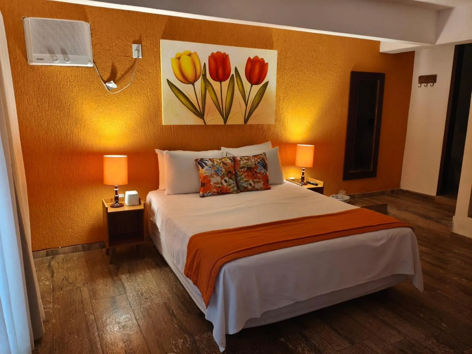 Bed in Pousada Vila do Sol