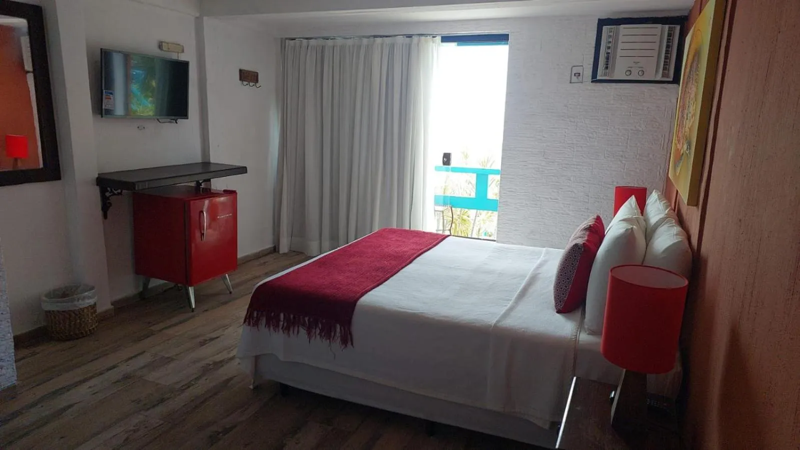 Bed in Pousada Vila do Sol