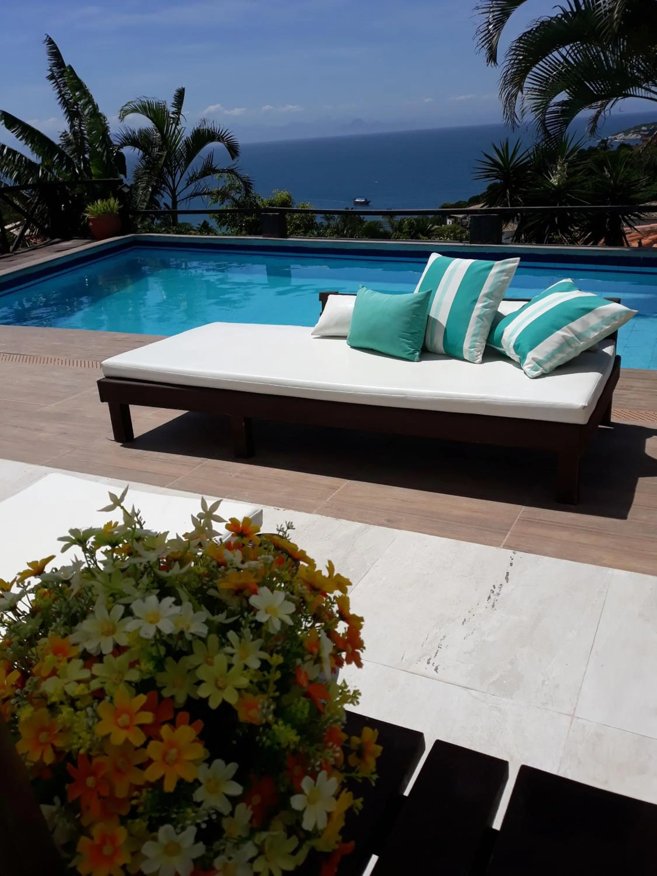 Pool view in Pousada Vila do Sol