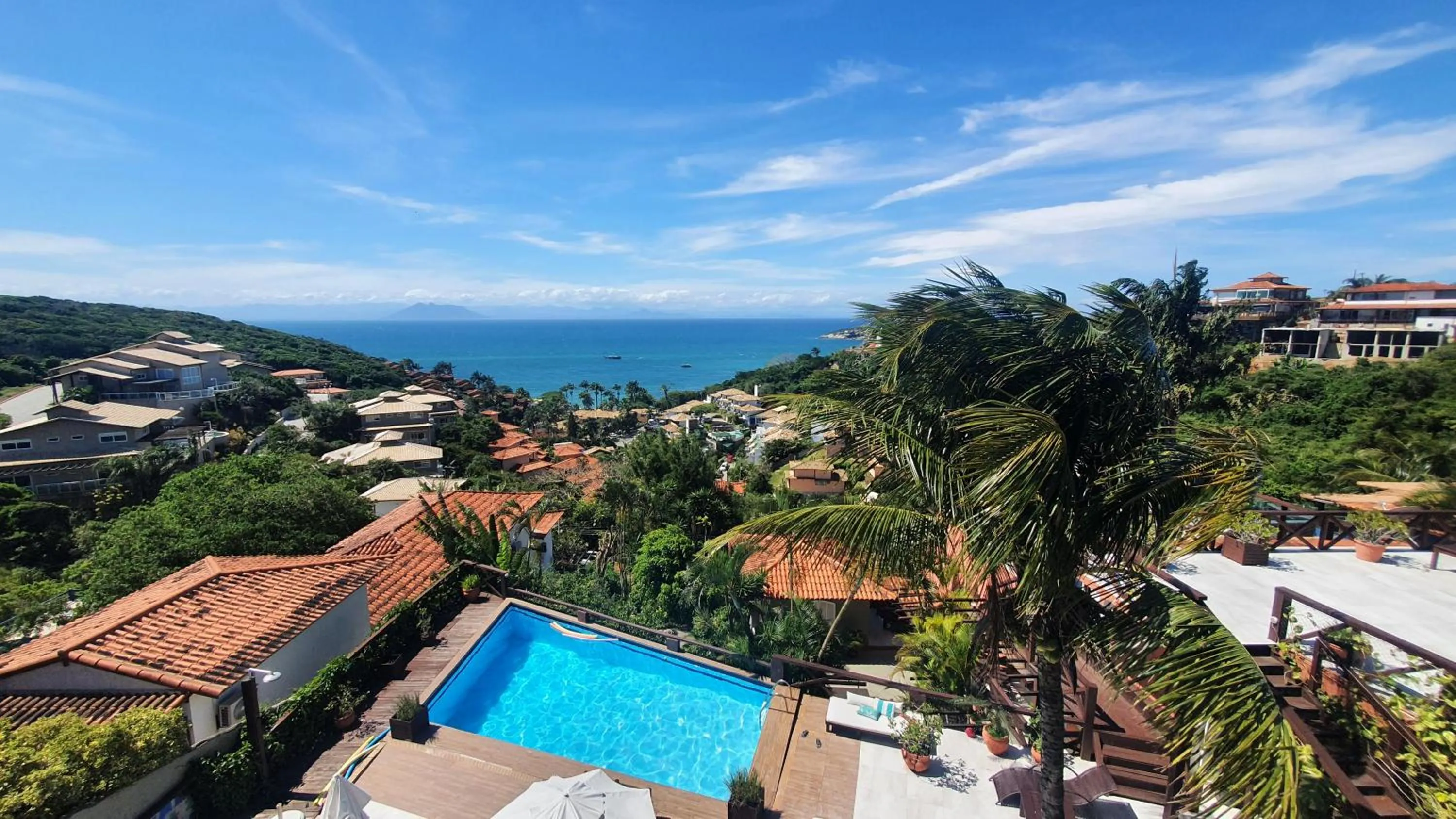 Swimming pool in Pousada Vila do Sol