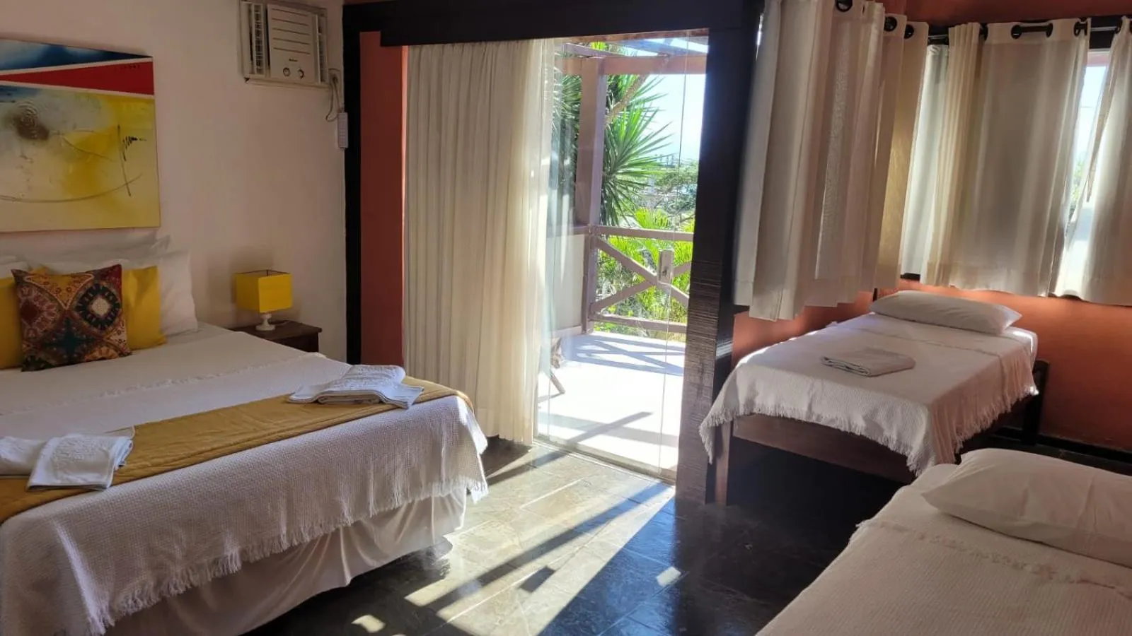 Bedroom, Bed in Pousada Vila do Sol