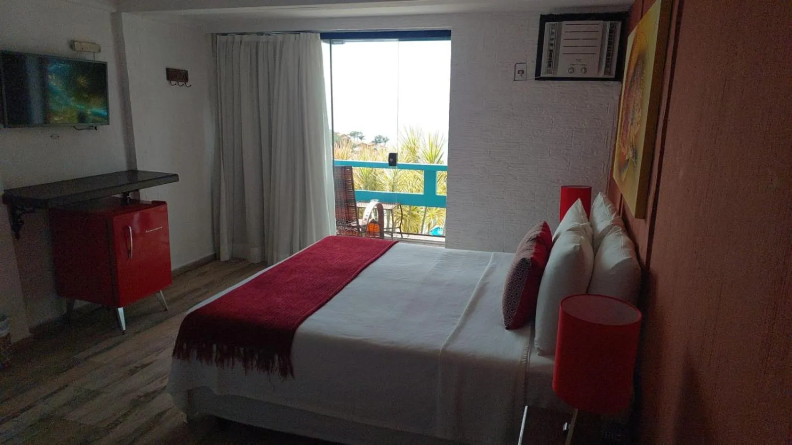 Bed in Pousada Vila do Sol