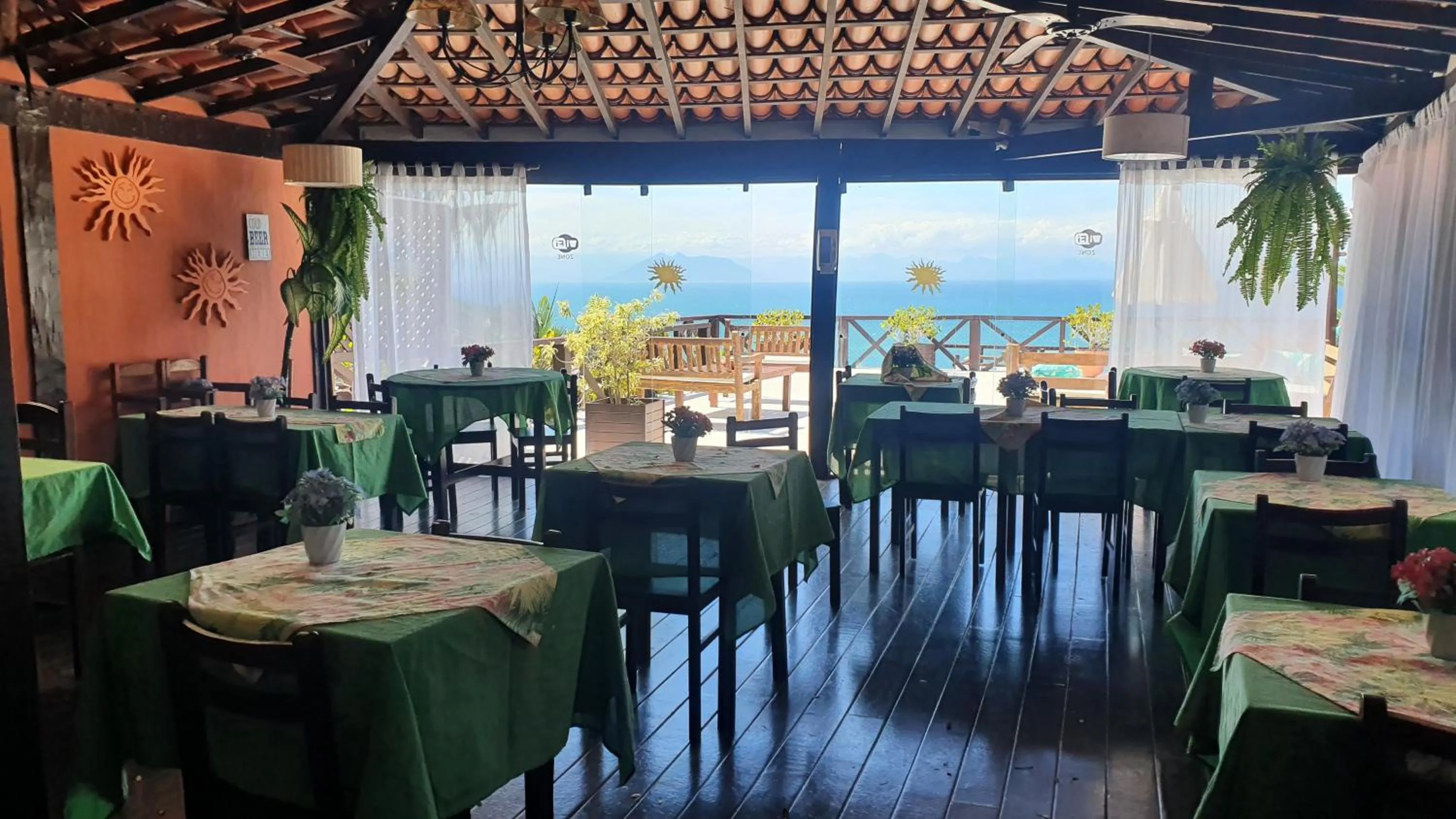 Sea view in Pousada Vila do Sol