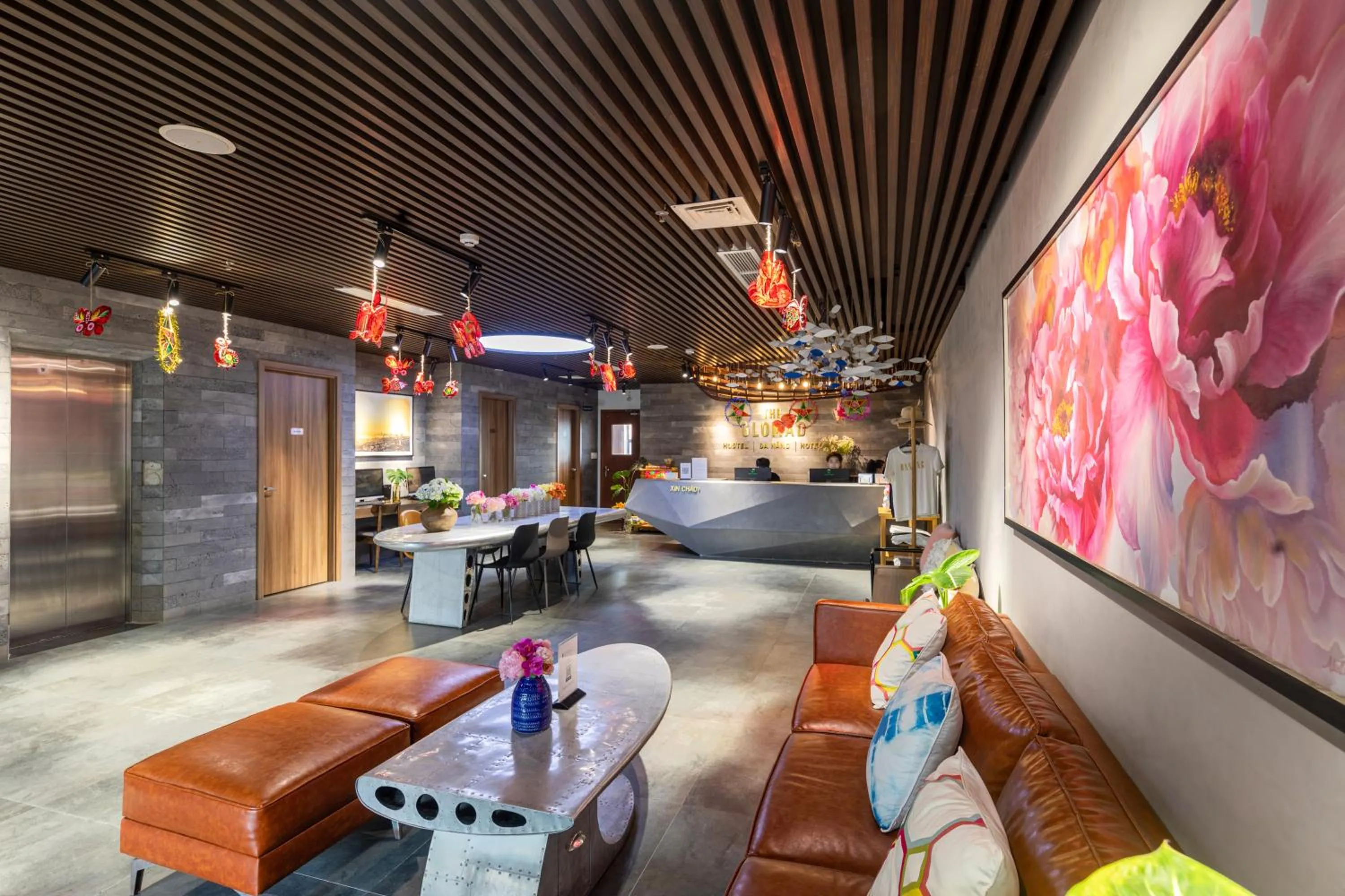 Lobby or reception in The Glomad Boutique Danang