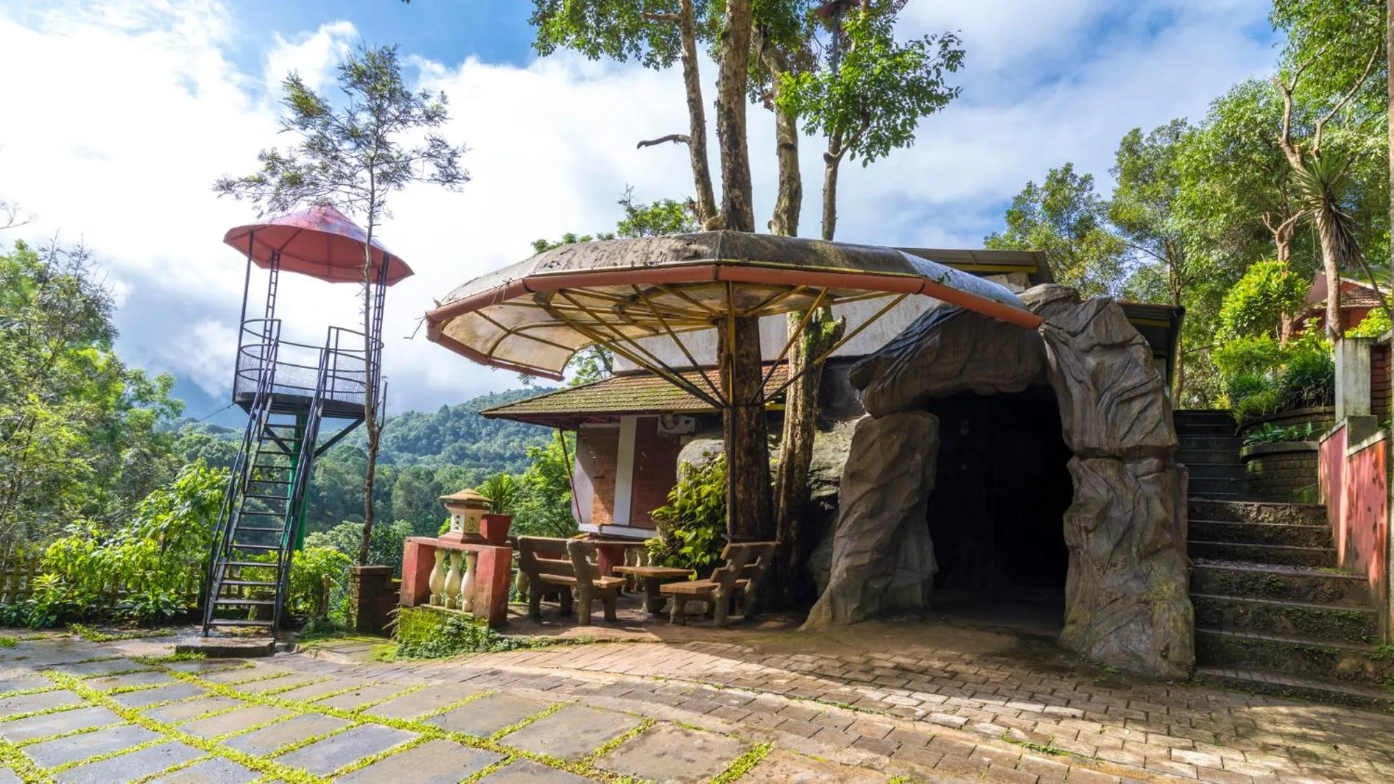 Decorative detail in Upavan Resort