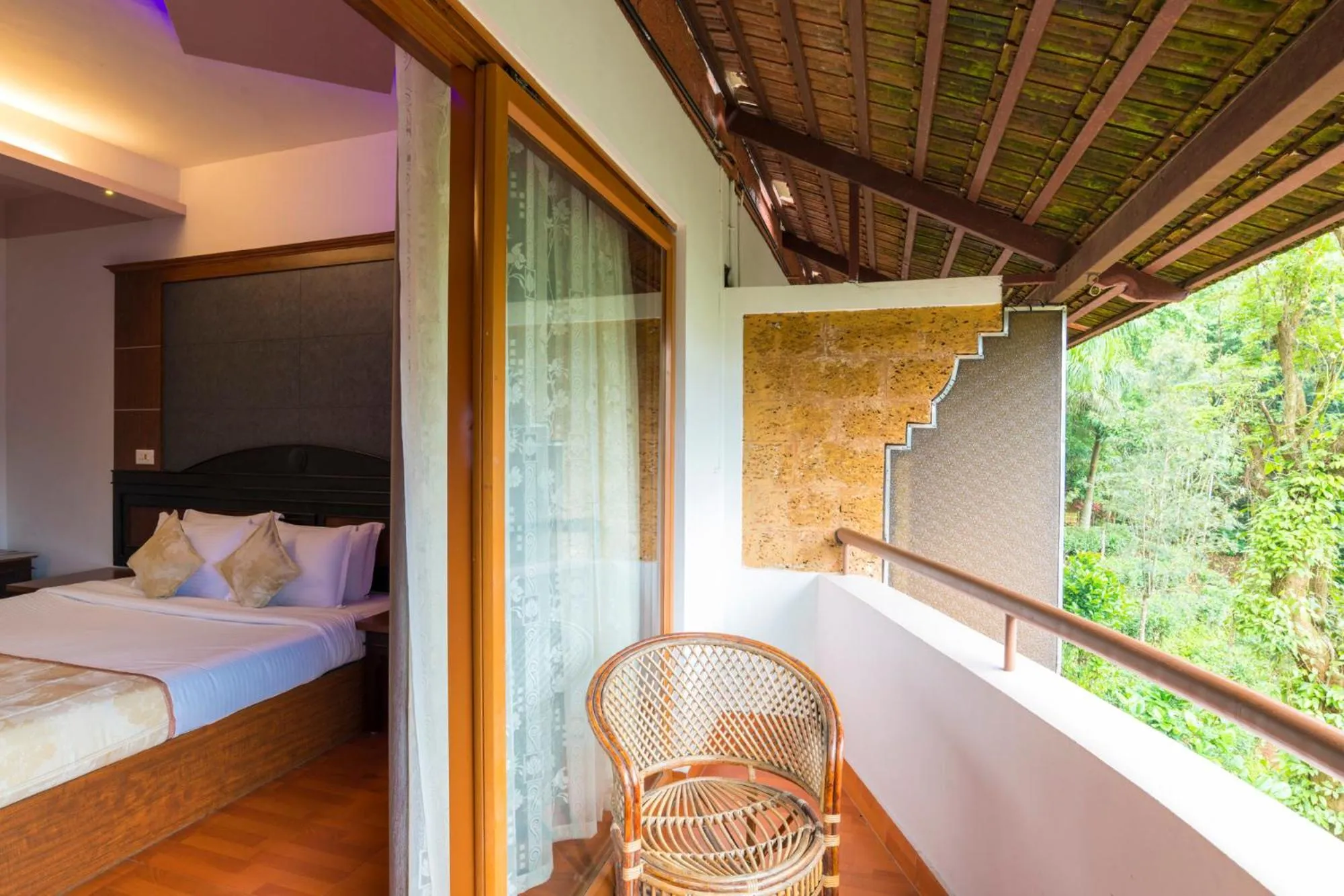 Garden view, Bed in Upavan Resort