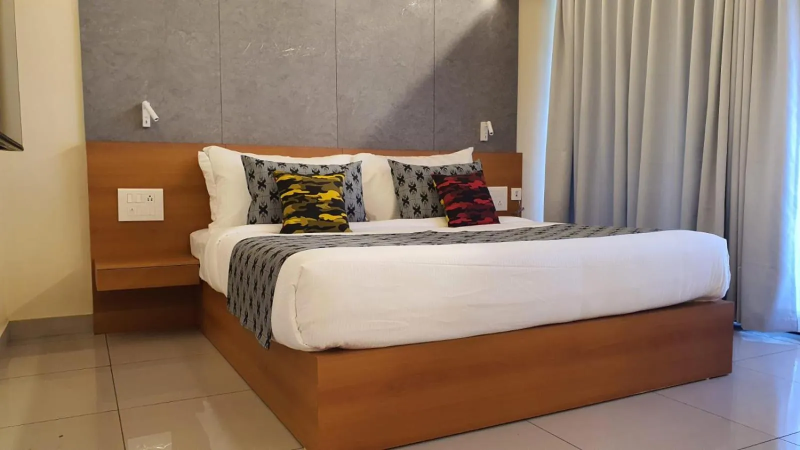Bed in Upavan Resort