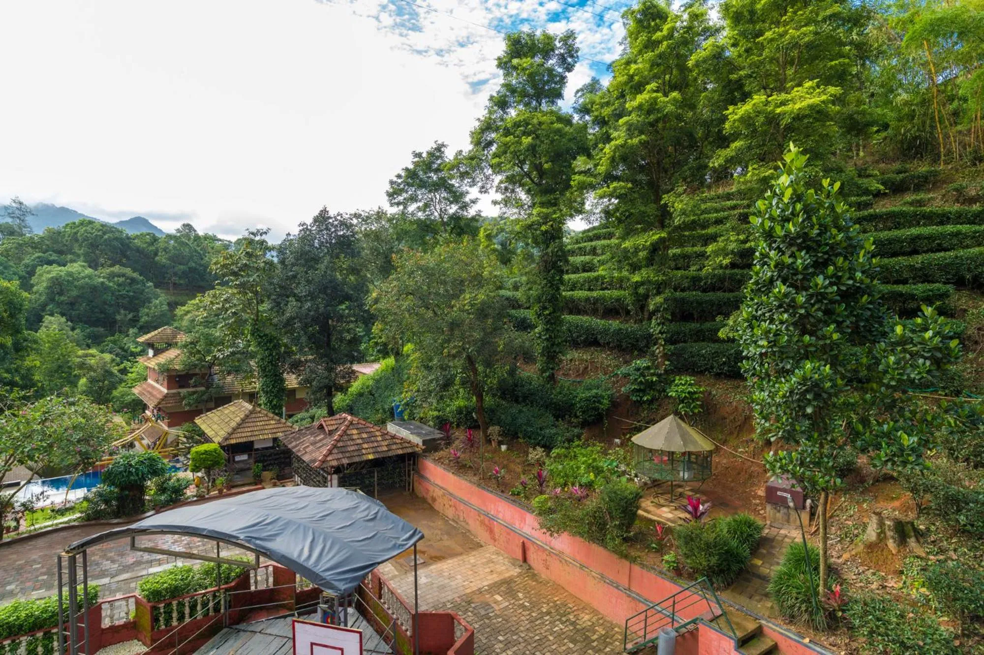 Garden view in Upavan Resort