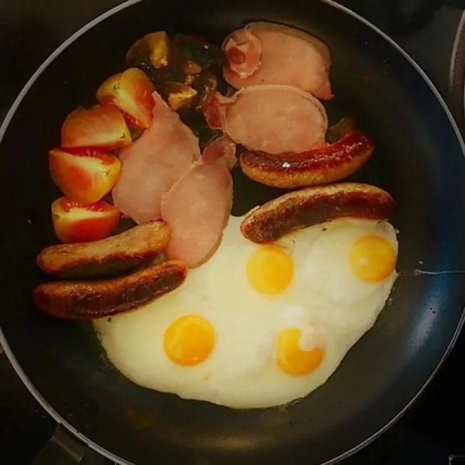 English/Irish breakfast in Finkle Green B & B