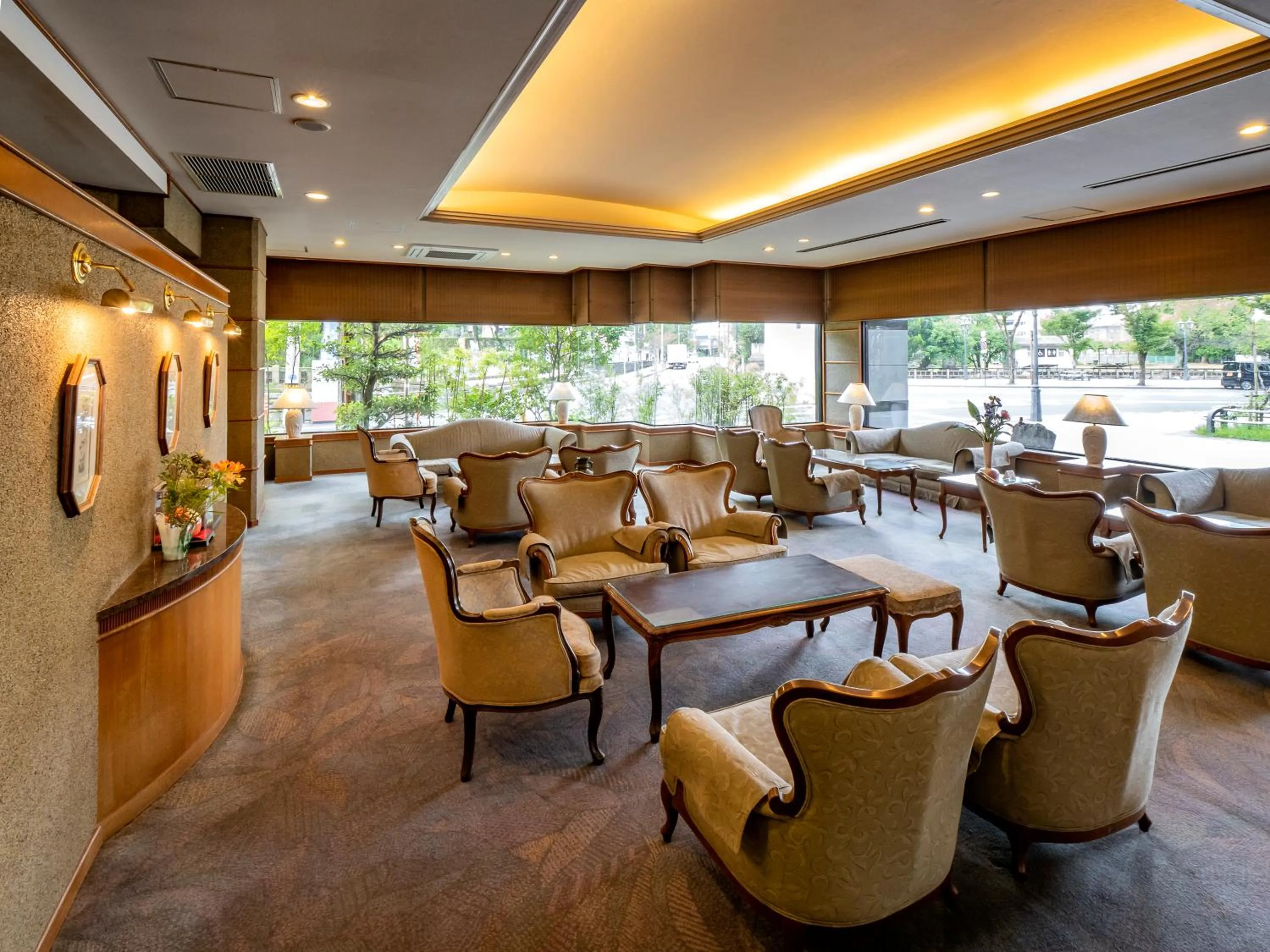 Lobby or reception in Hotel Fukiageso