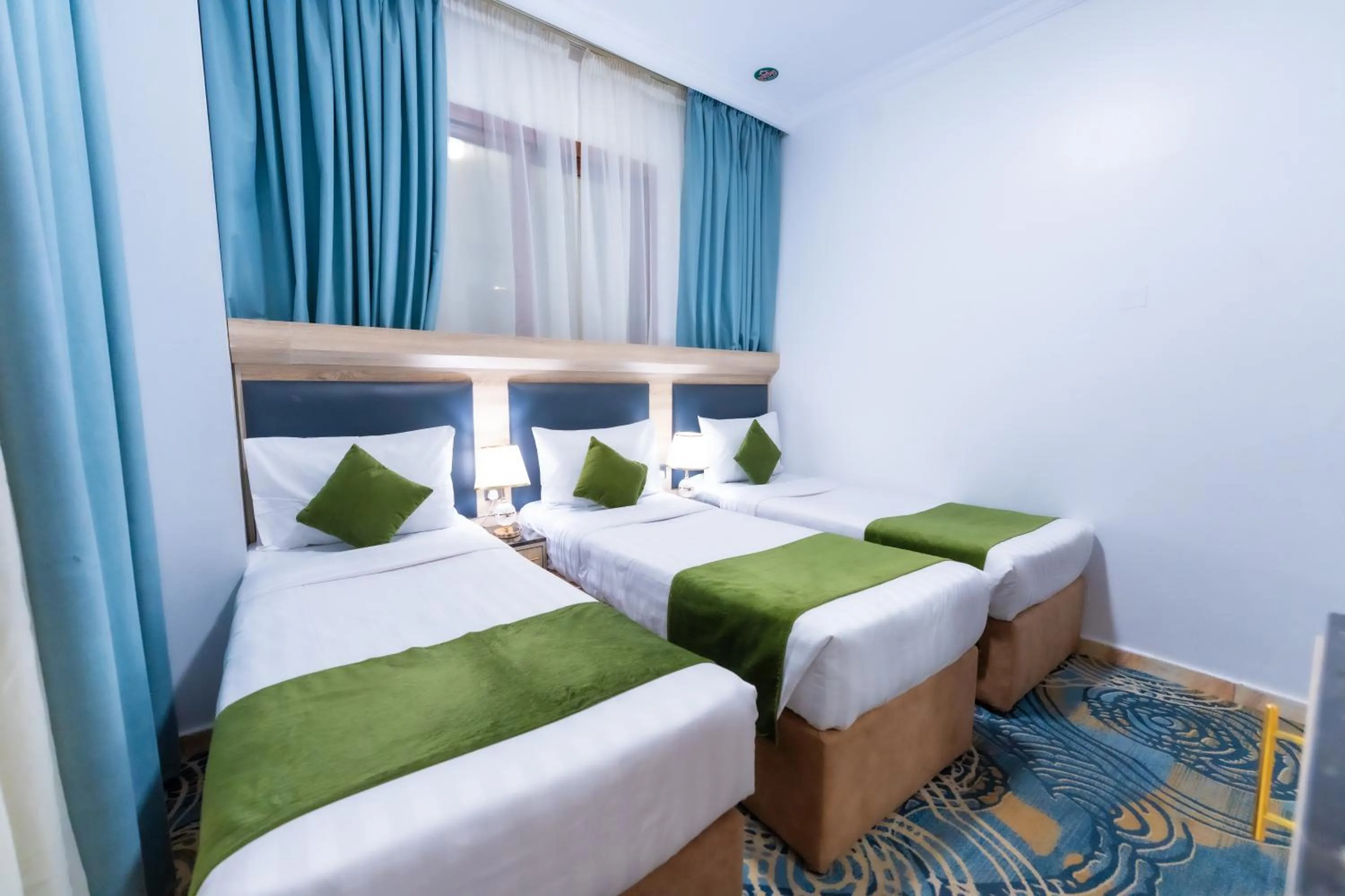 Bed in Hayah Al Waha Hotel