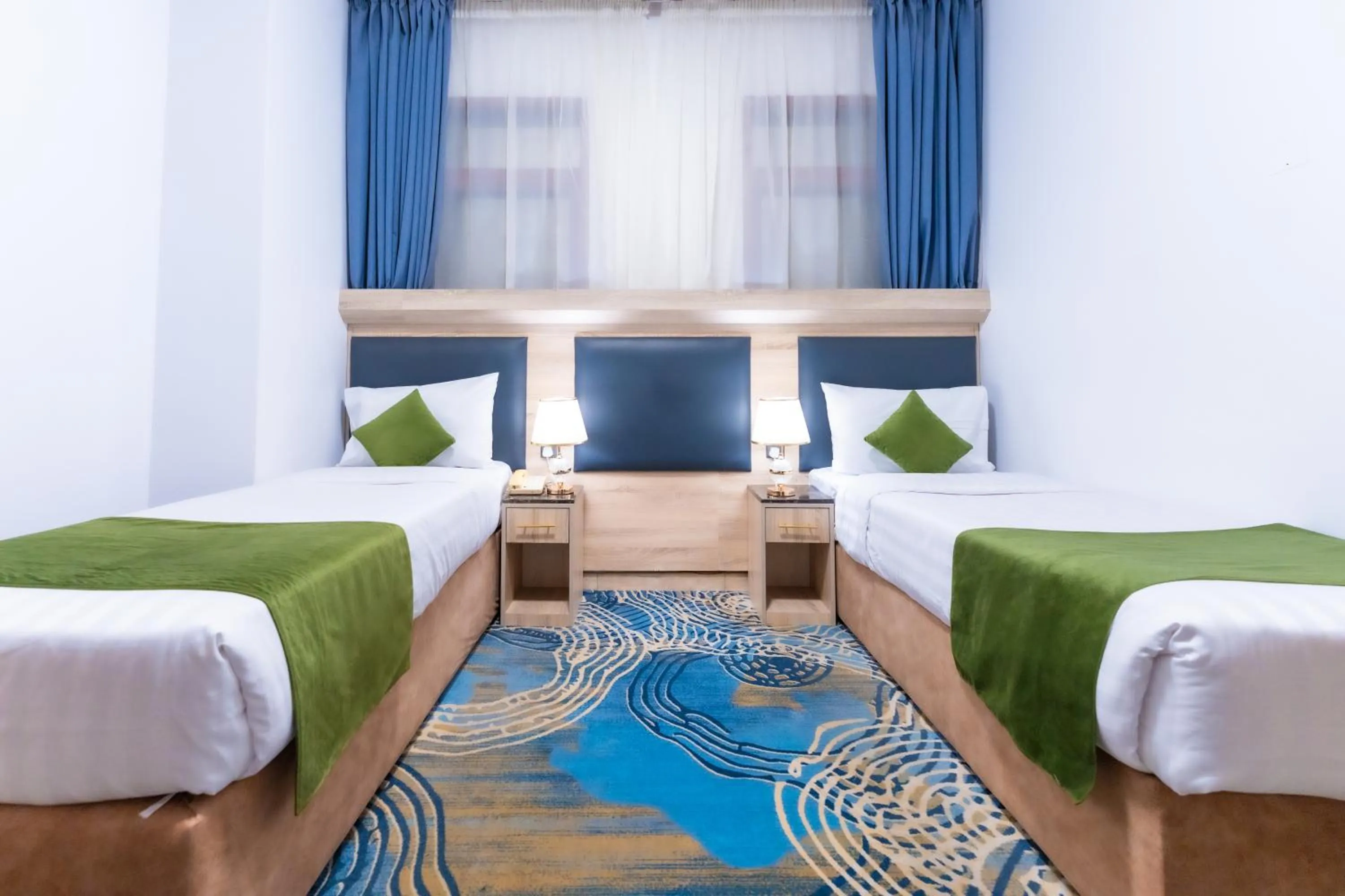 Bed in Hayah Al Waha Hotel