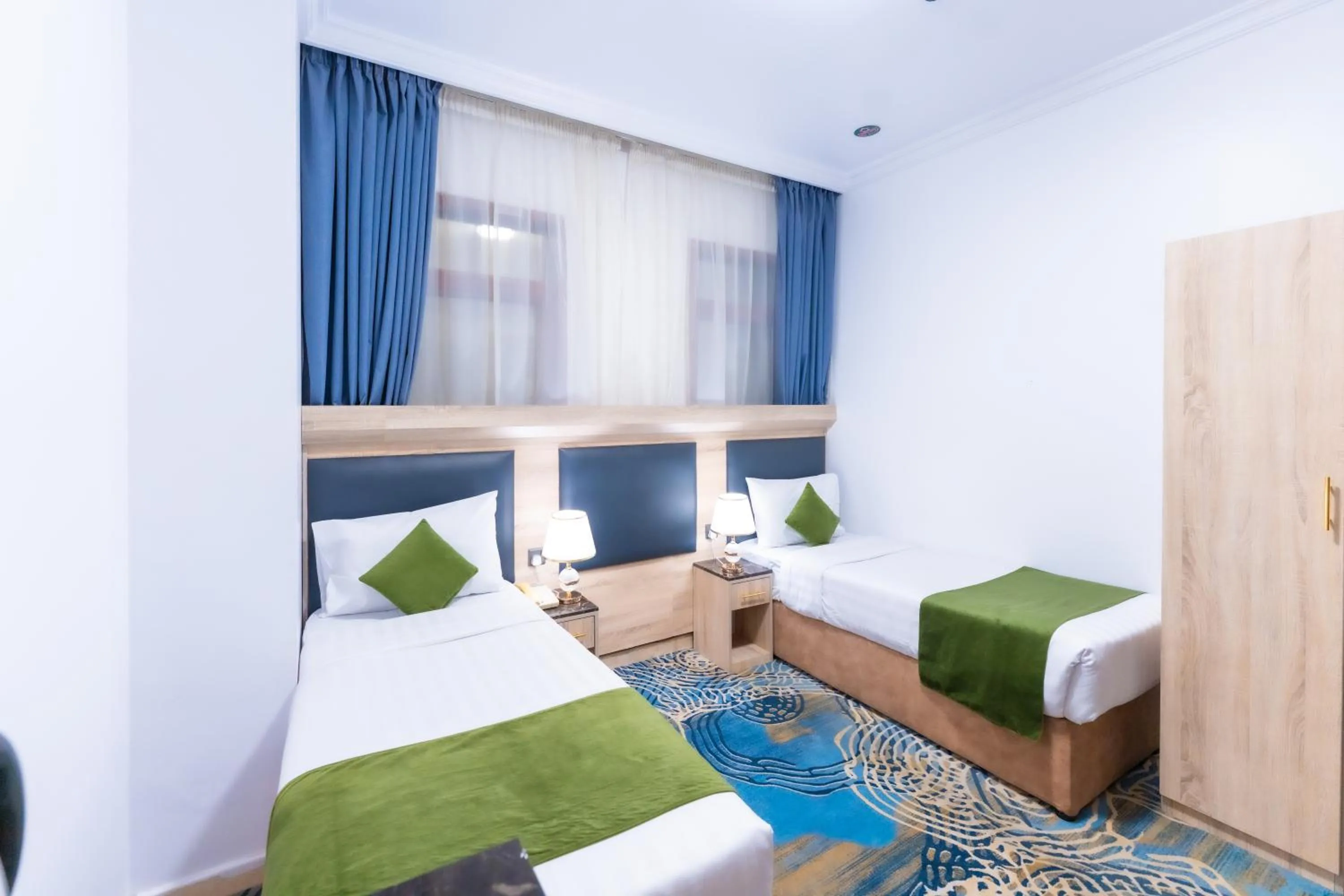 Bed in Hayah Al Waha Hotel