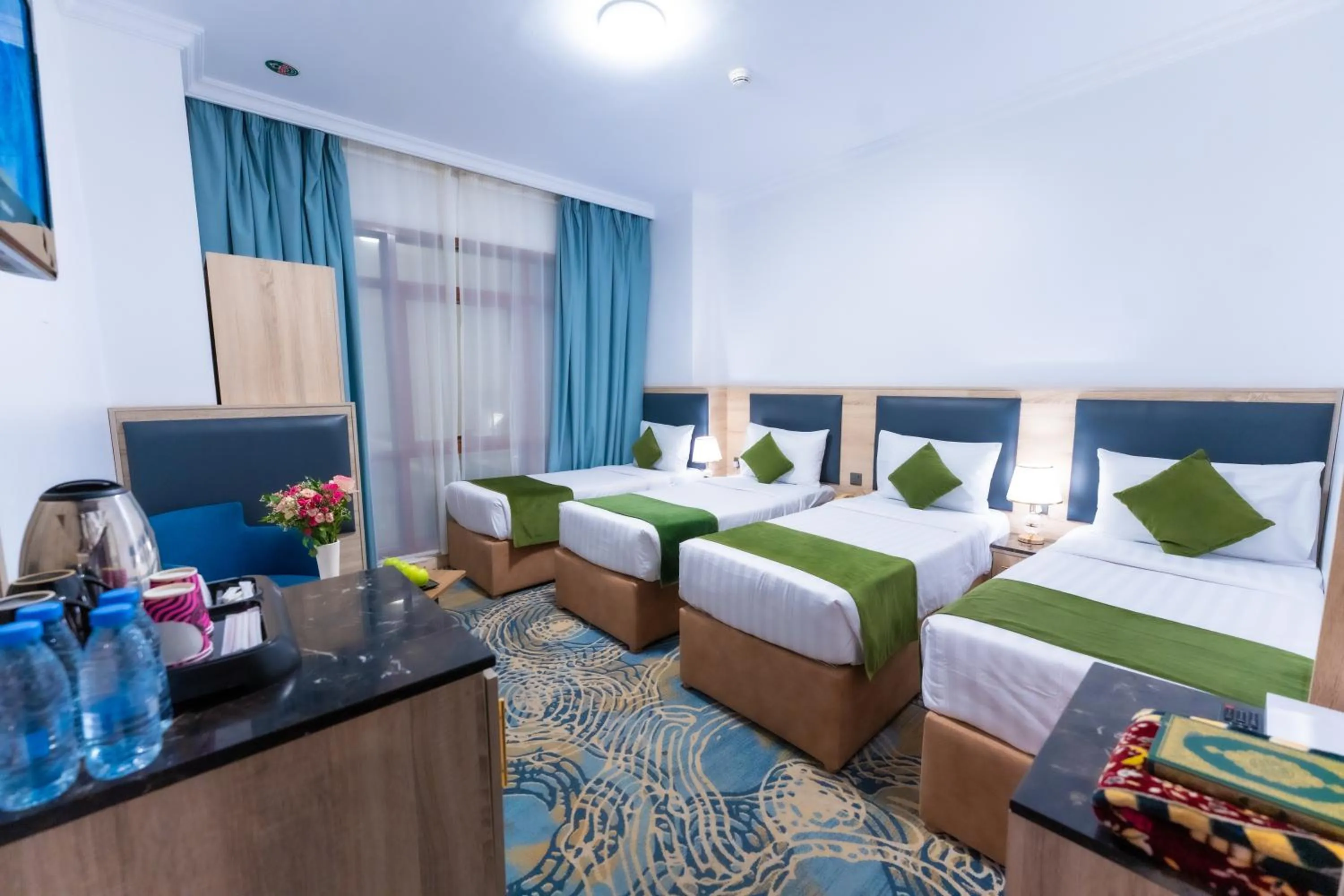 Bed in Hayah Al Waha Hotel