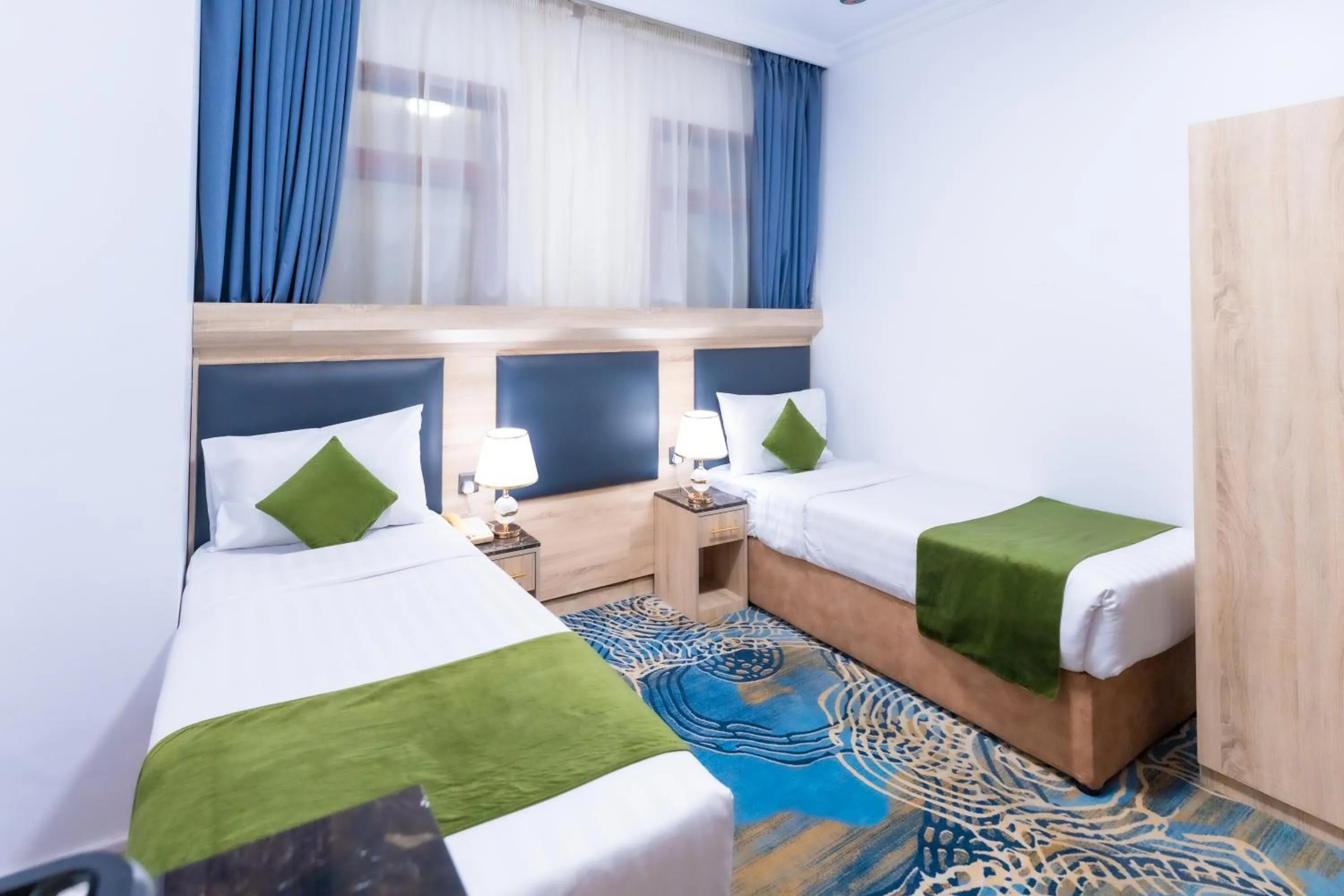 Bed in Hayah Al Waha Hotel