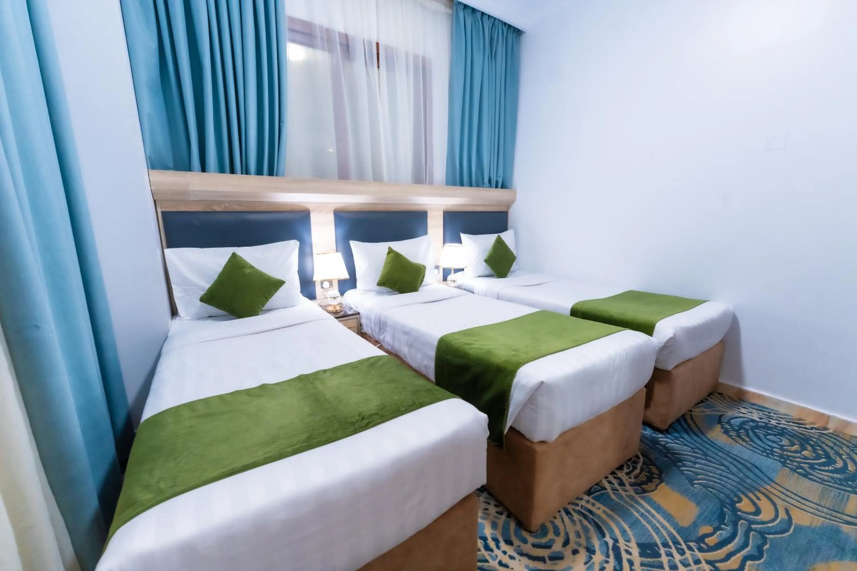 Bed in Hayah Al Waha Hotel