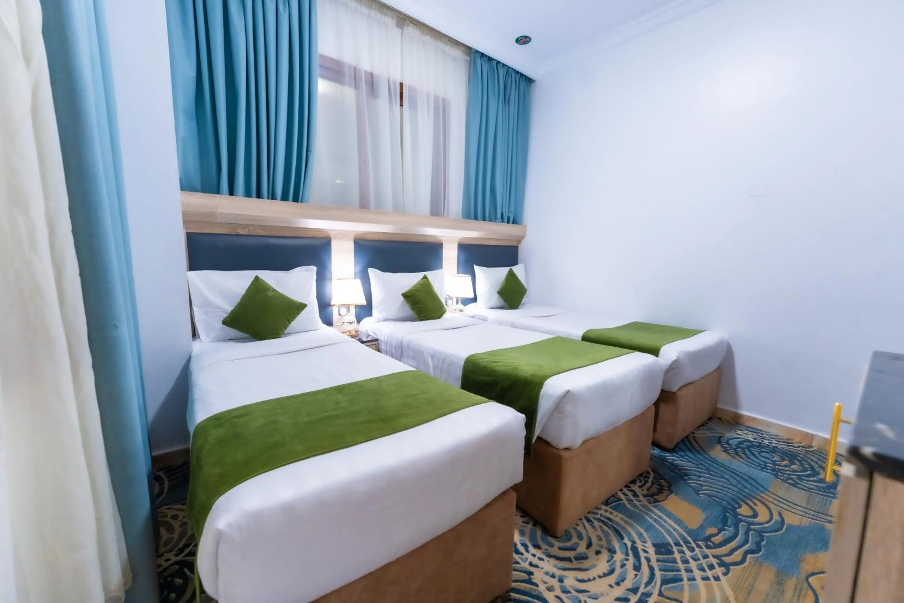 Bed in Hayah Al Waha Hotel