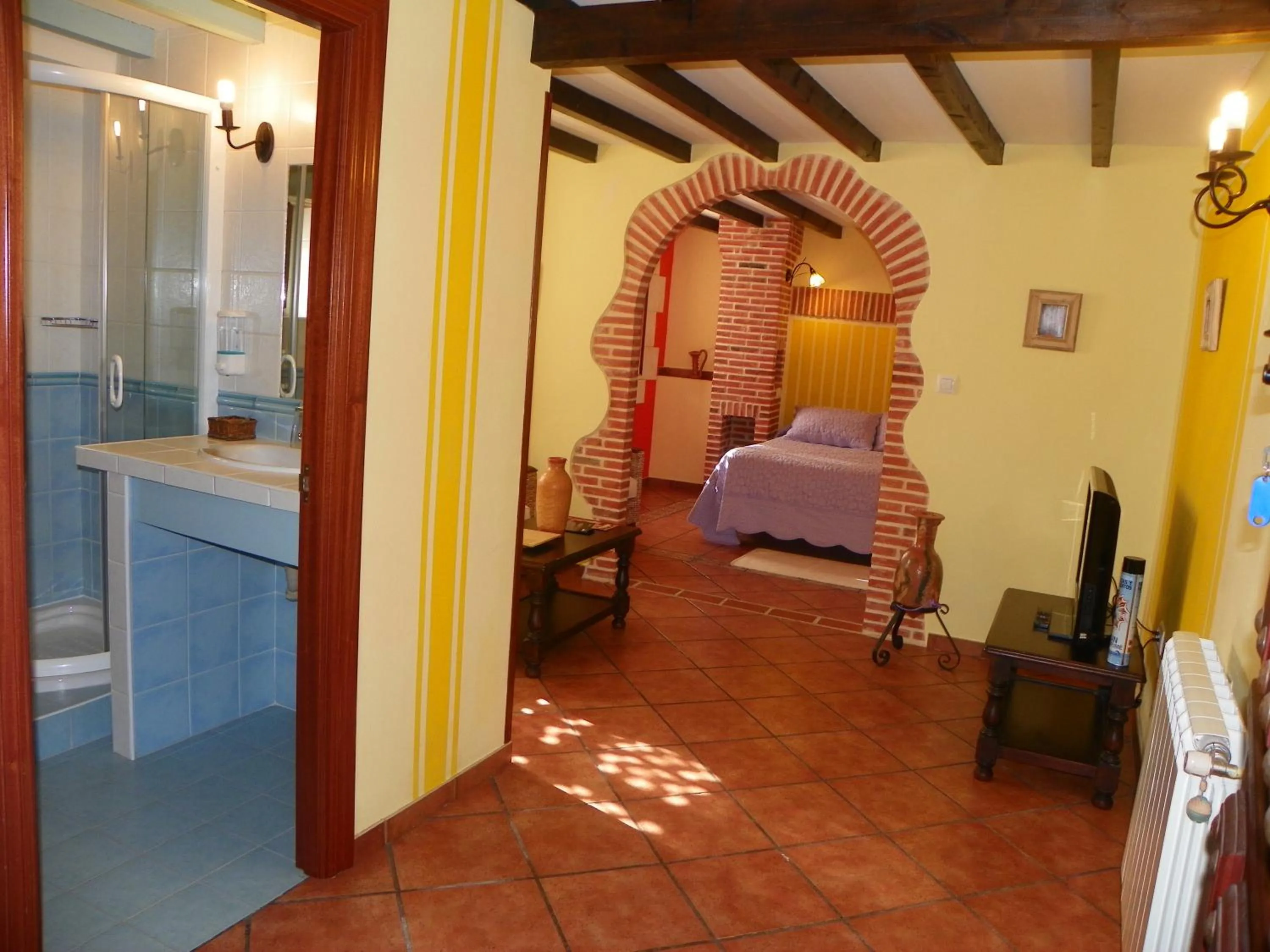 Bedroom, Bed in Posada Gema