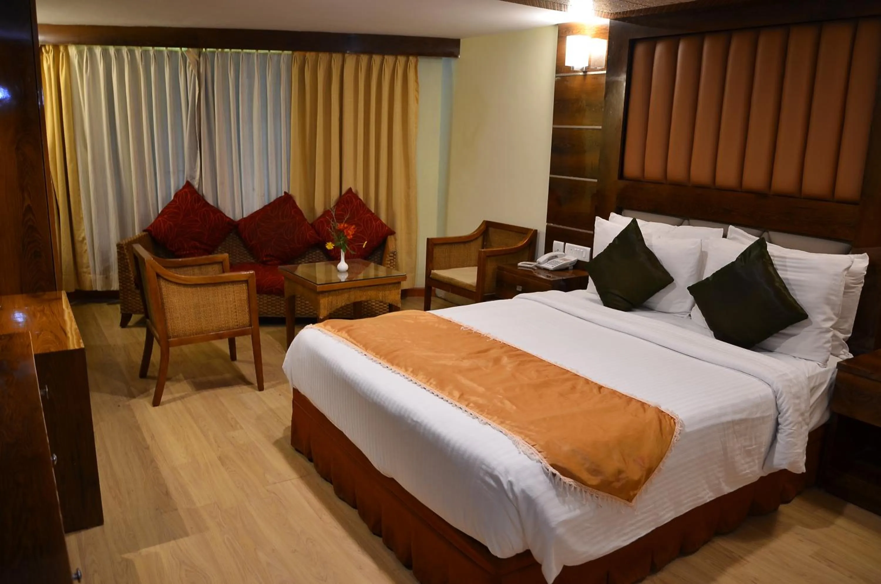 Bed in Benzz Park Family Resort Kodaikanal