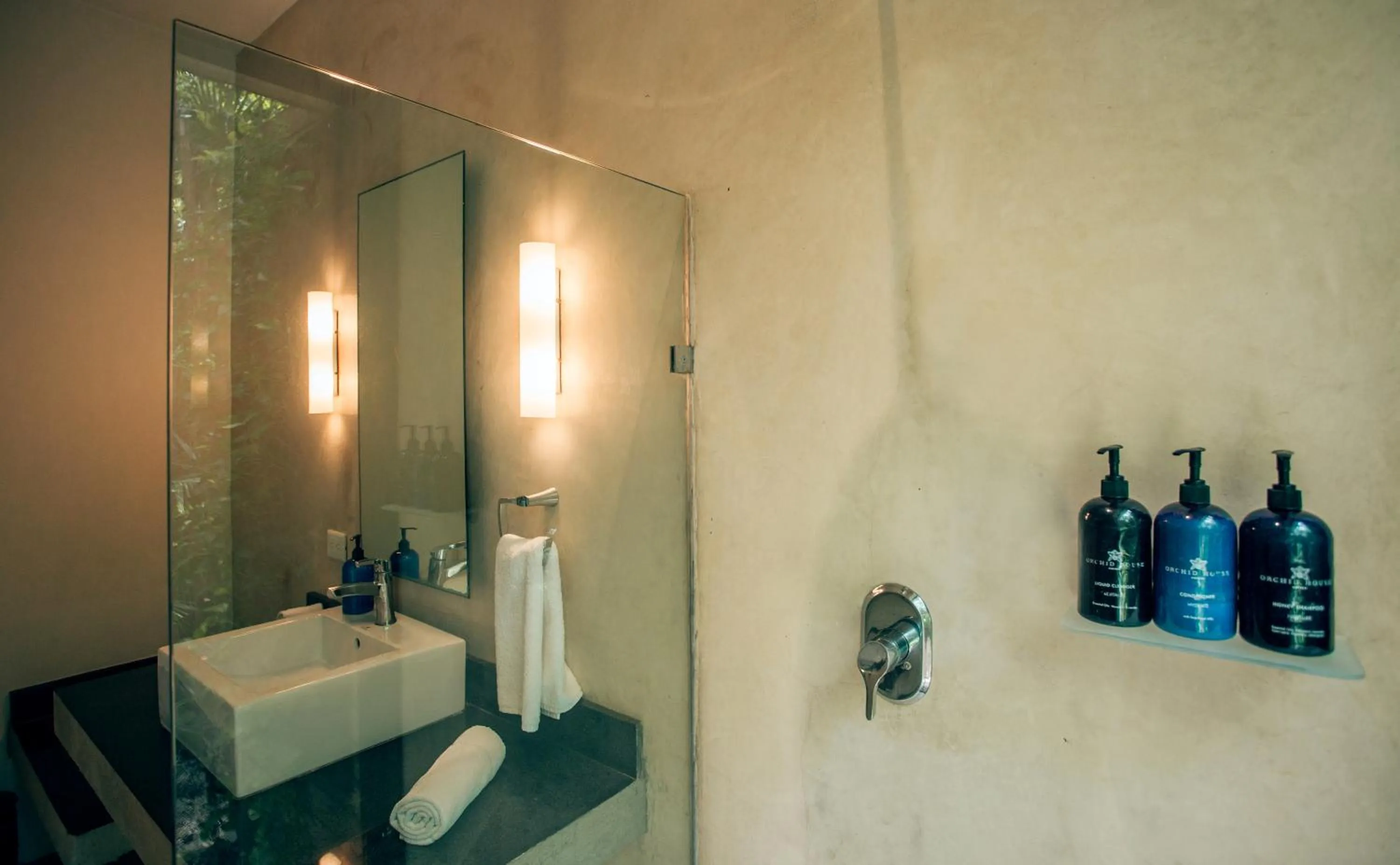 Shower in Orchid House Tulum Jungle