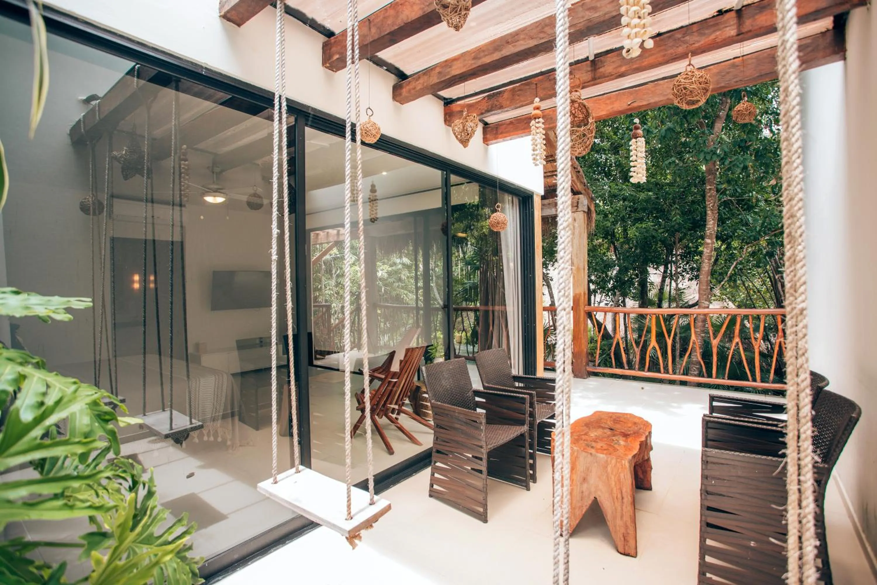 Balcony/Terrace in Orchid House Tulum Jungle