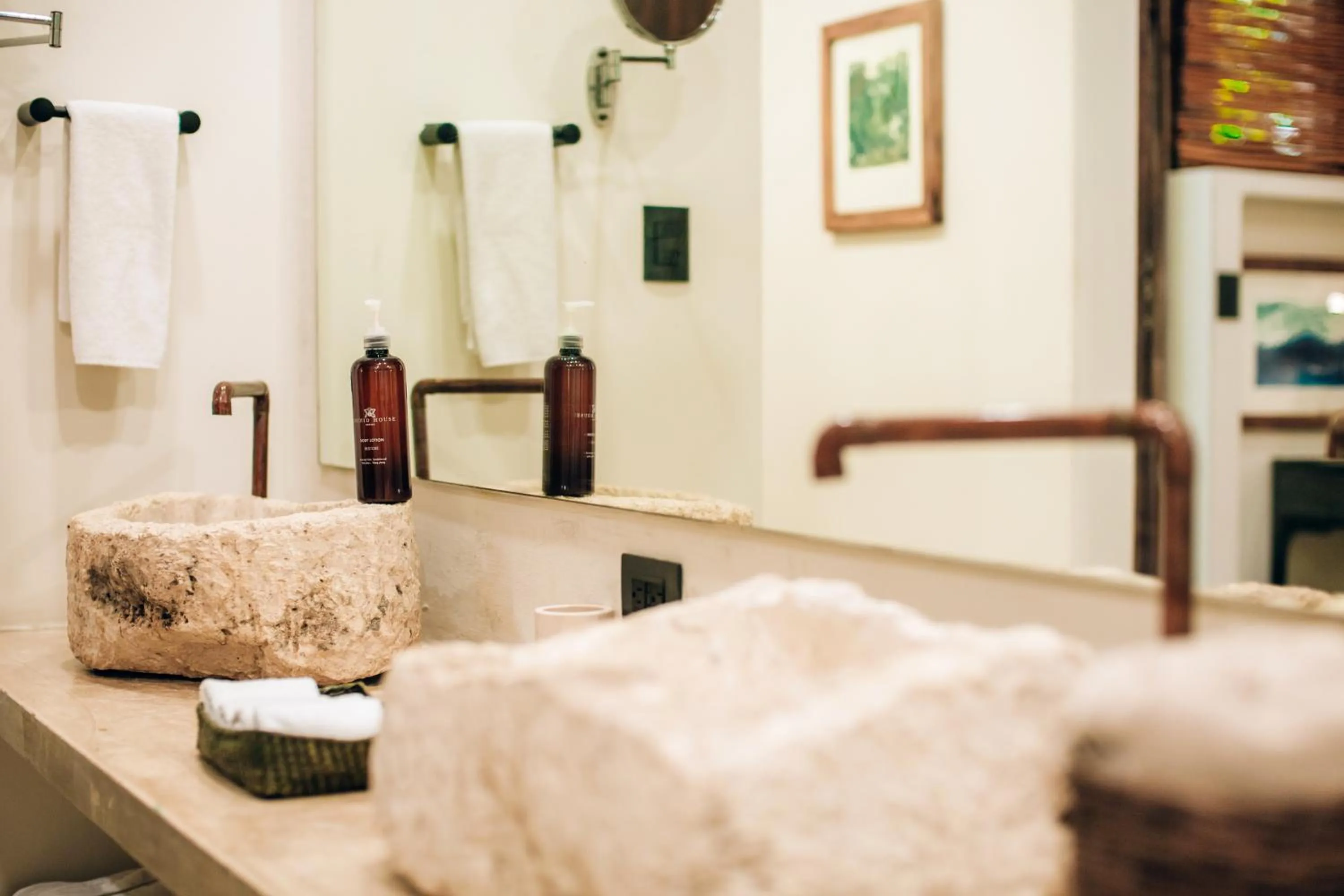 Bathroom in Orchid House Tulum Jungle