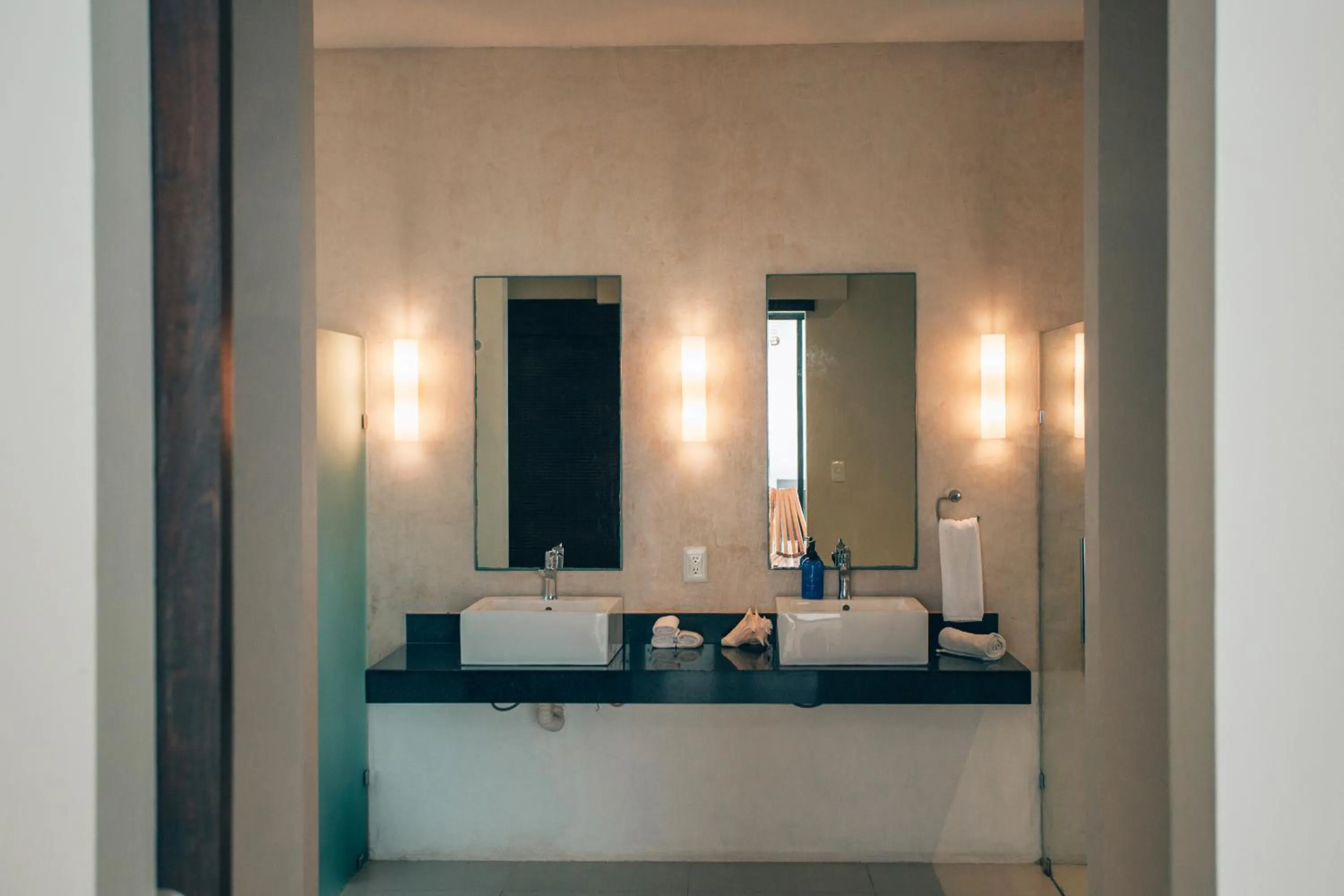 Bathroom in Orchid House Tulum Jungle