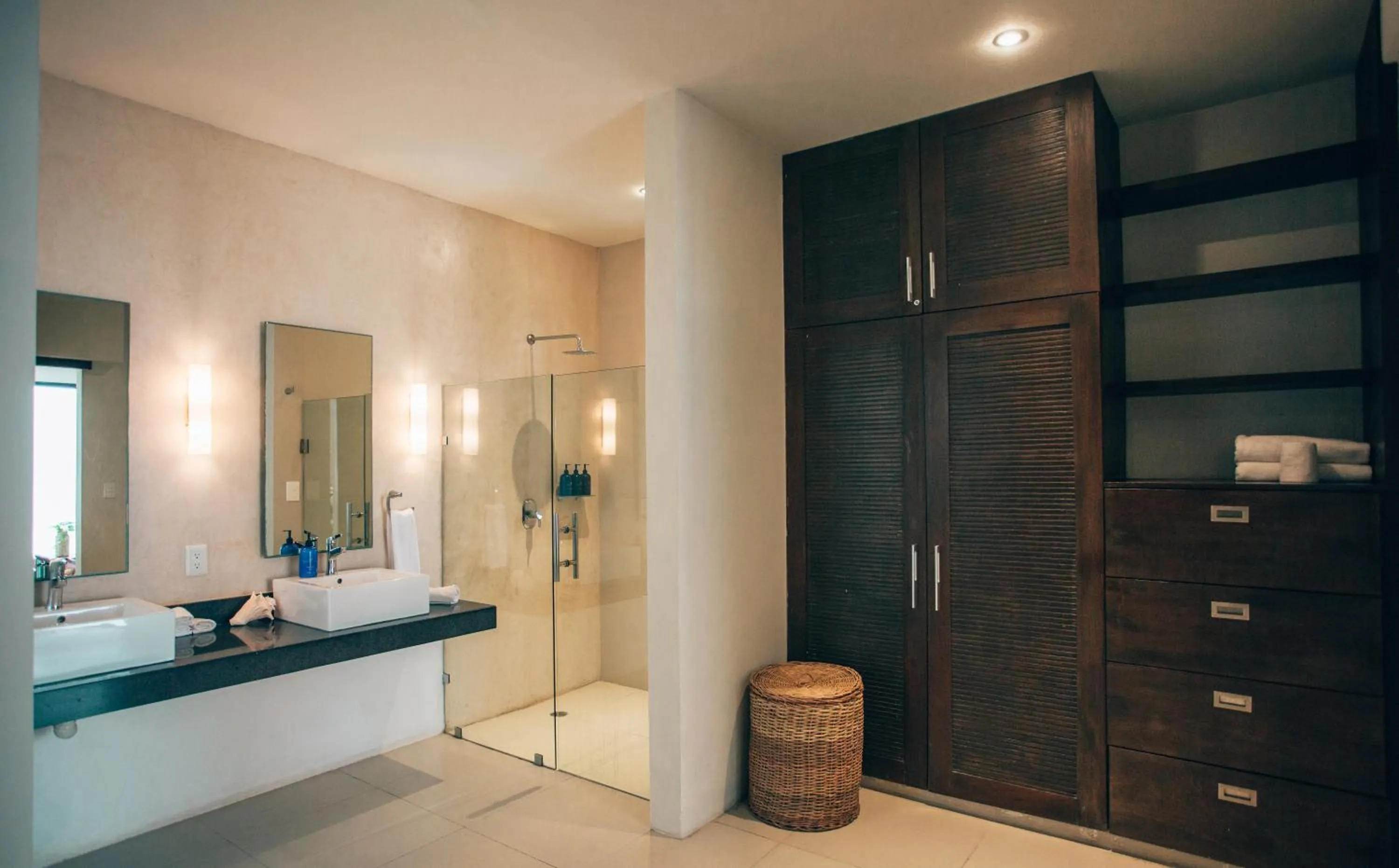 Bathroom in Orchid House Tulum Jungle