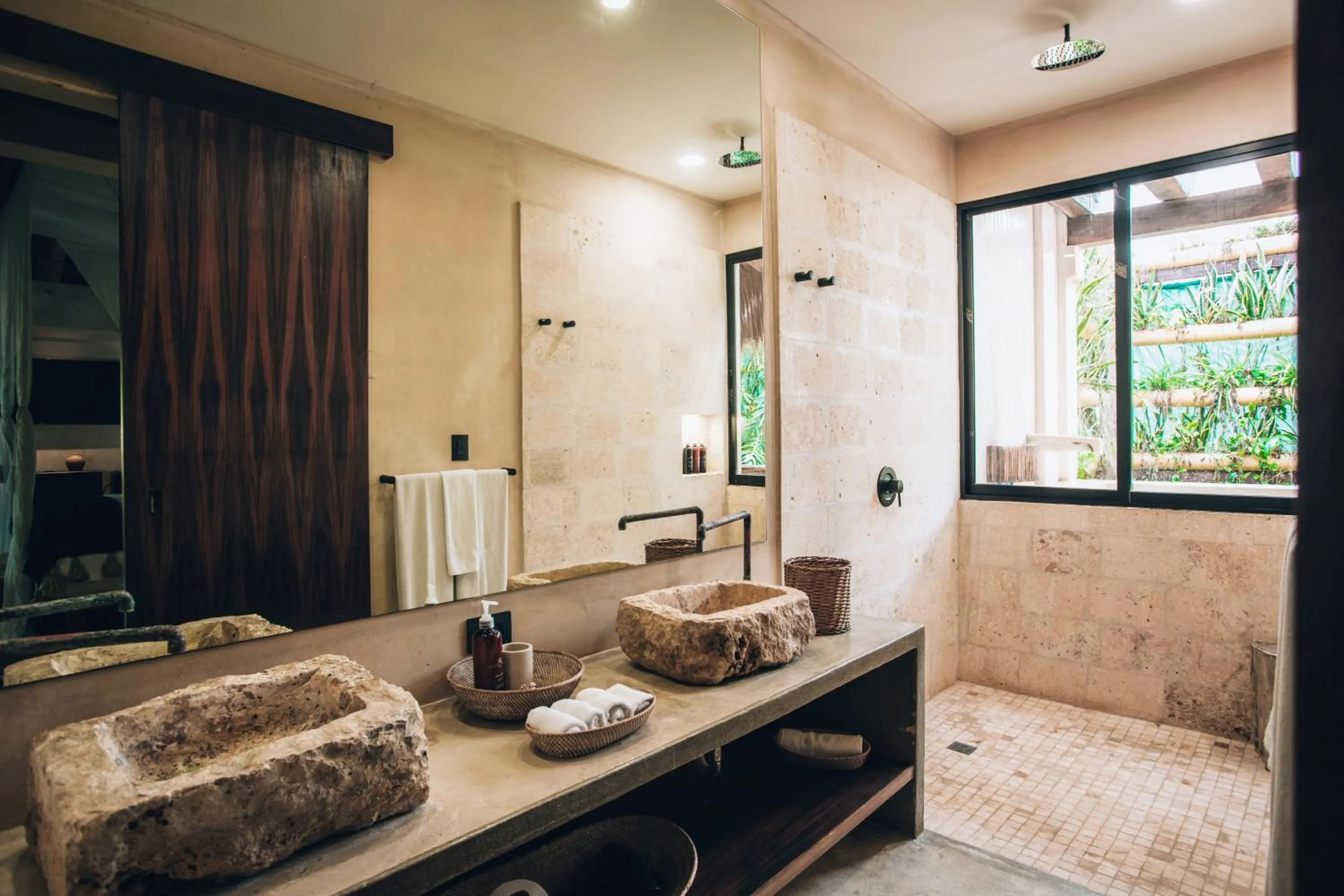 Bathroom in Orchid House Tulum Jungle