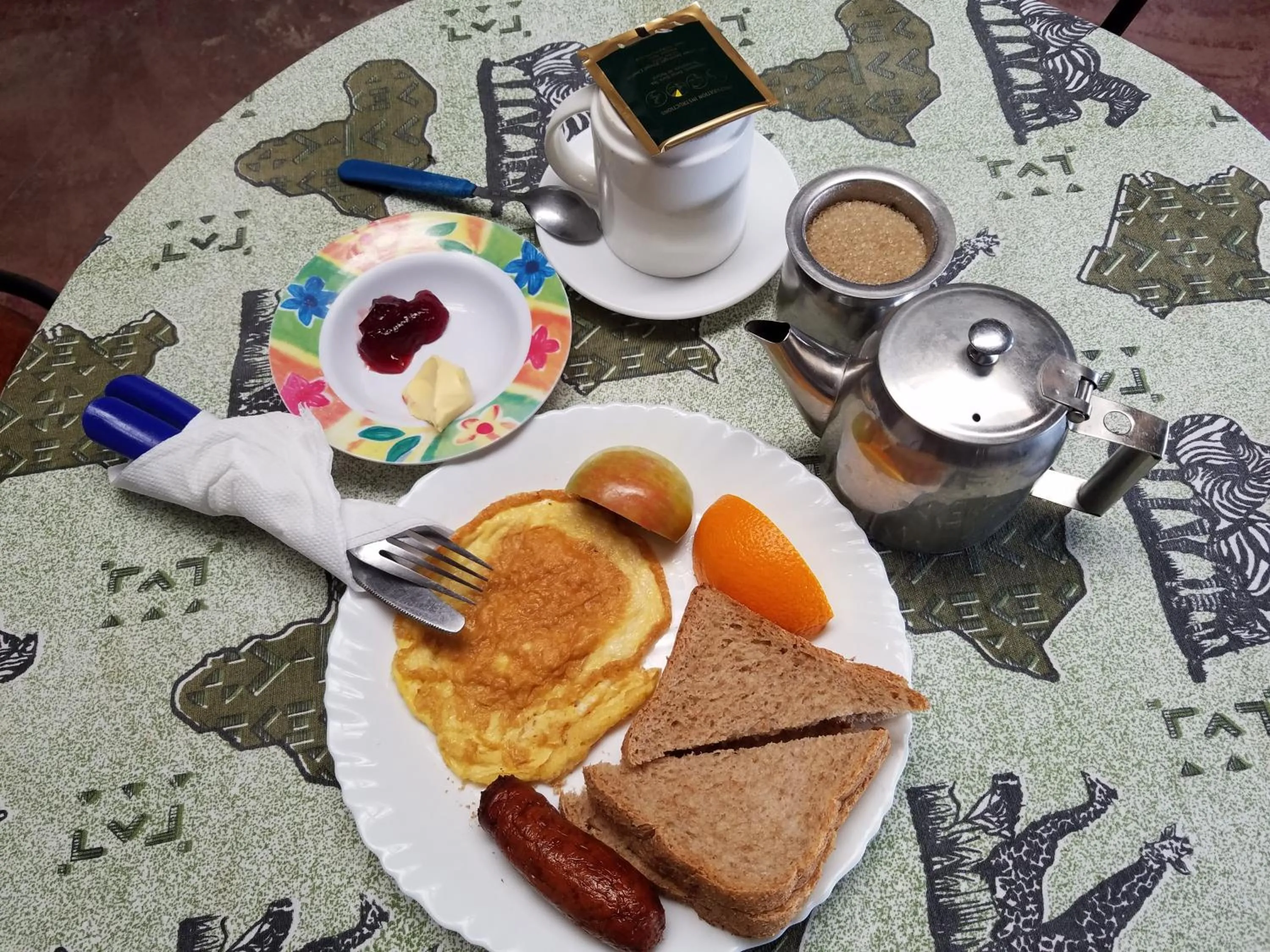 Breakfast in Triple Eden Resort - Naivasha