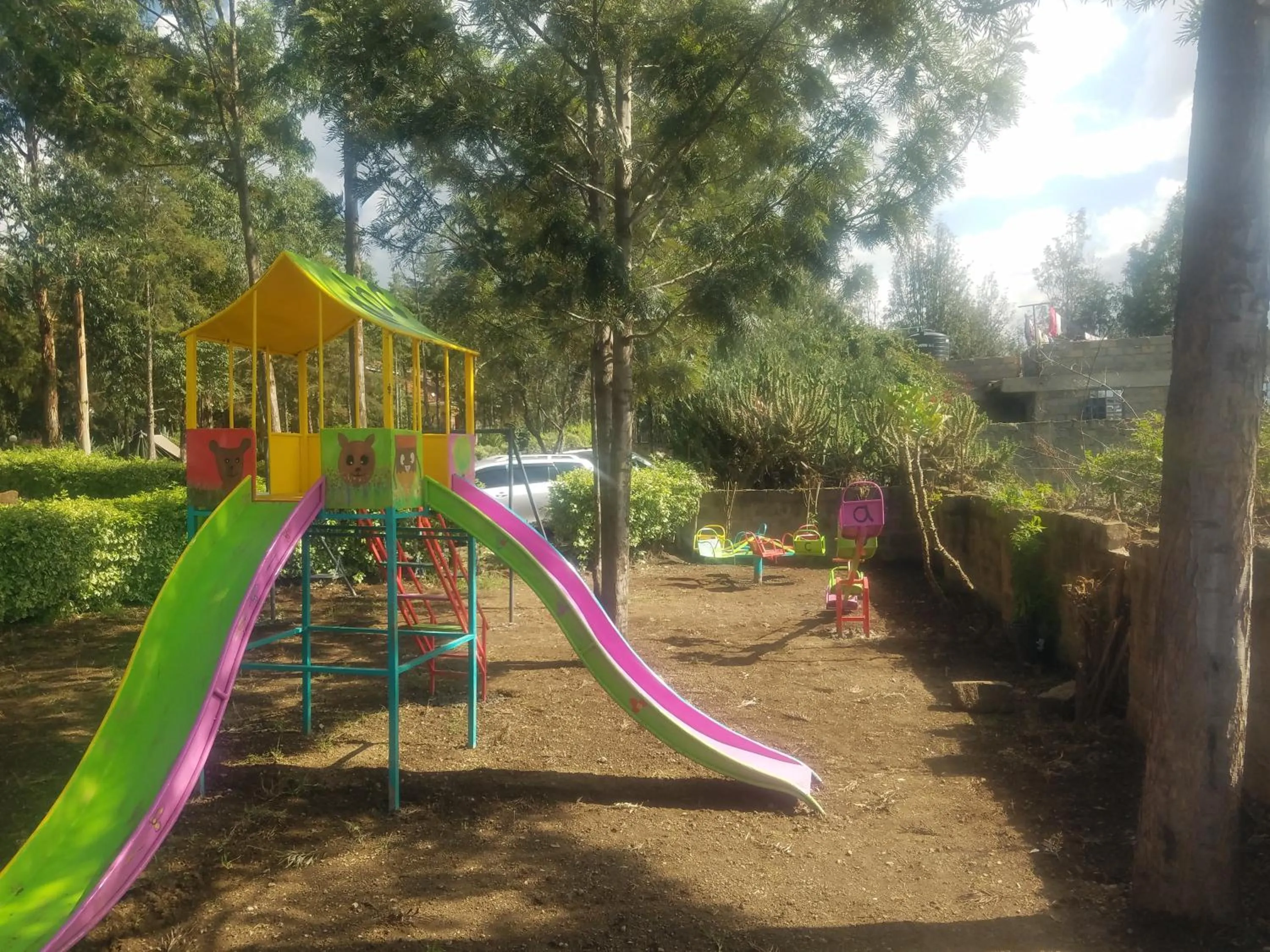 Children play ground in Triple Eden Resort - Naivasha