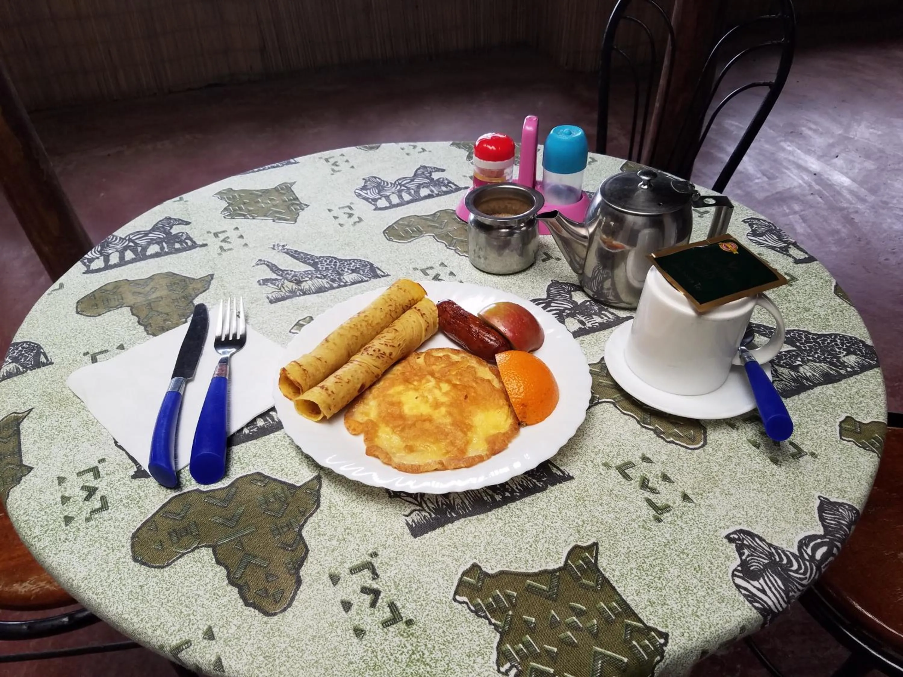 Breakfast in Triple Eden Resort - Naivasha