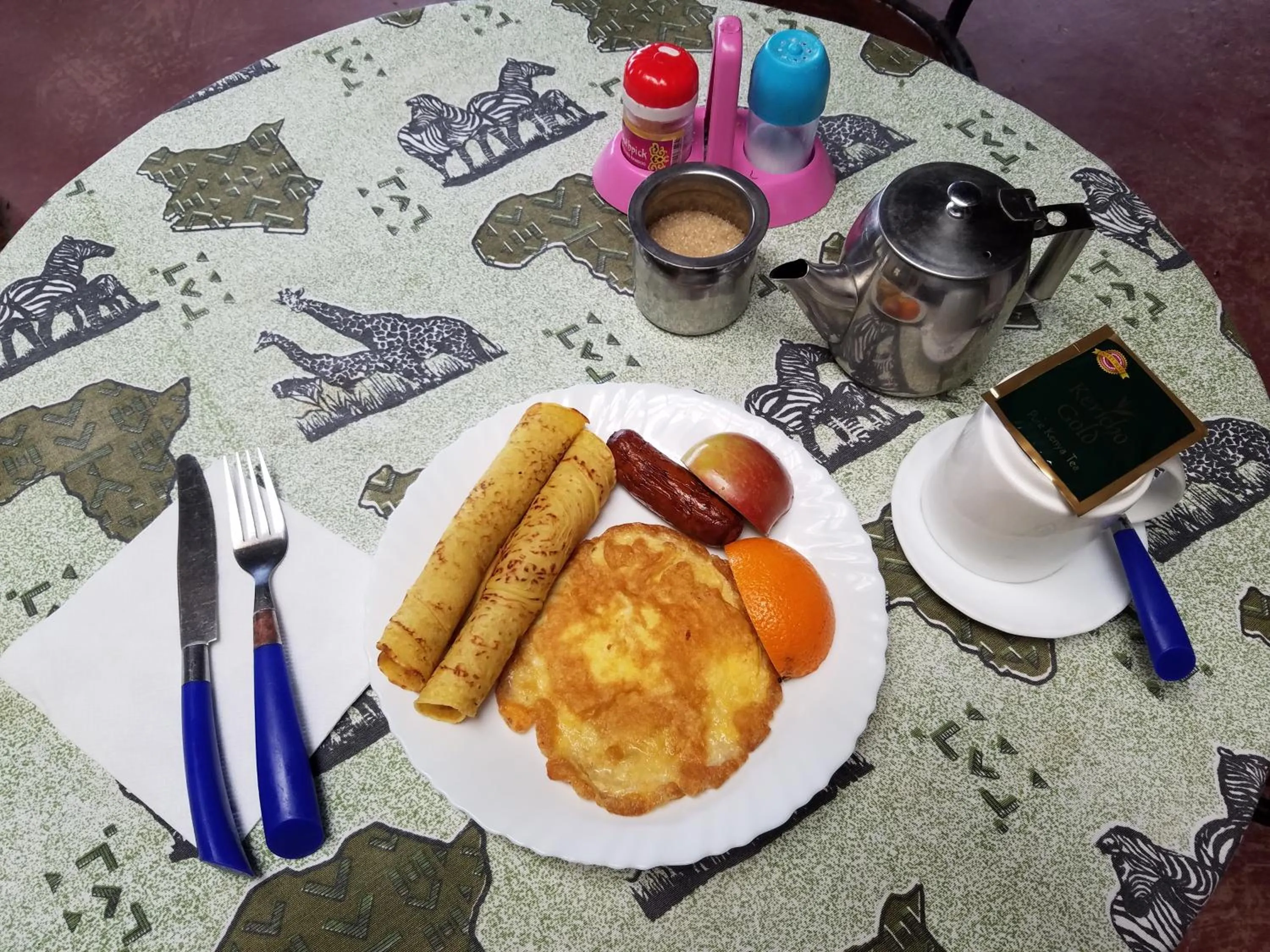 Breakfast in Triple Eden Resort - Naivasha