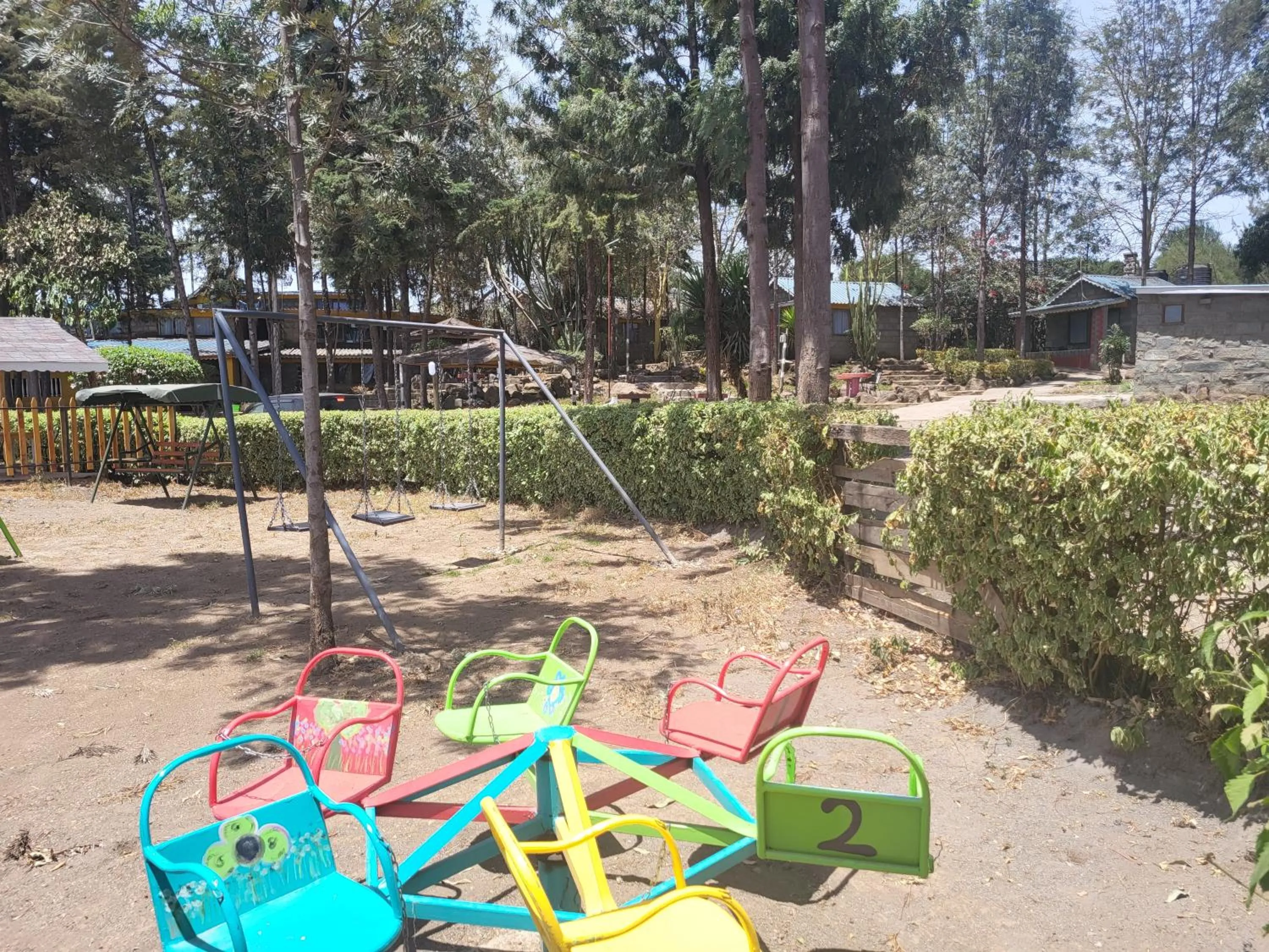 Children play ground in Triple Eden Resort - Naivasha