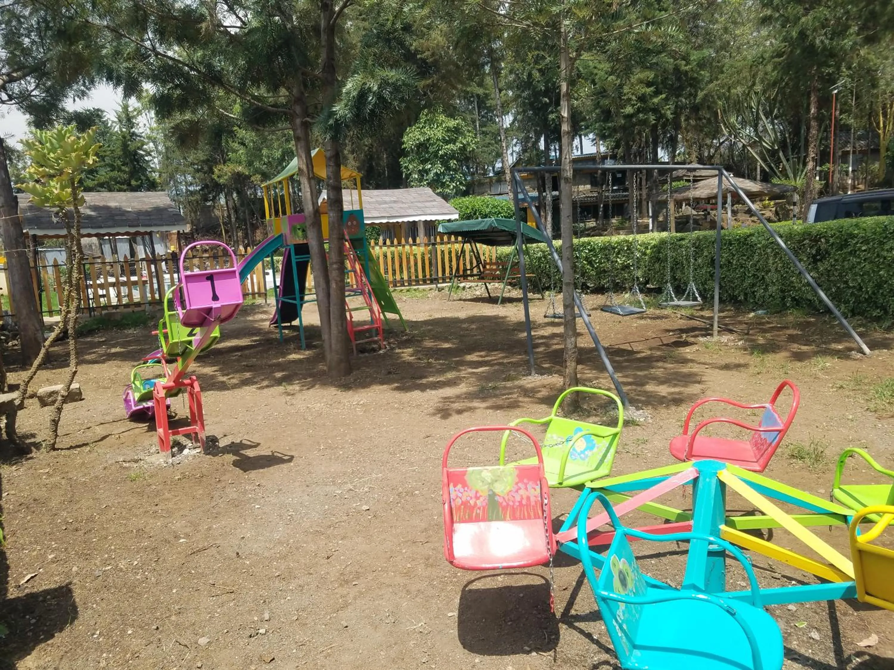Children play ground in Triple Eden Resort - Naivasha