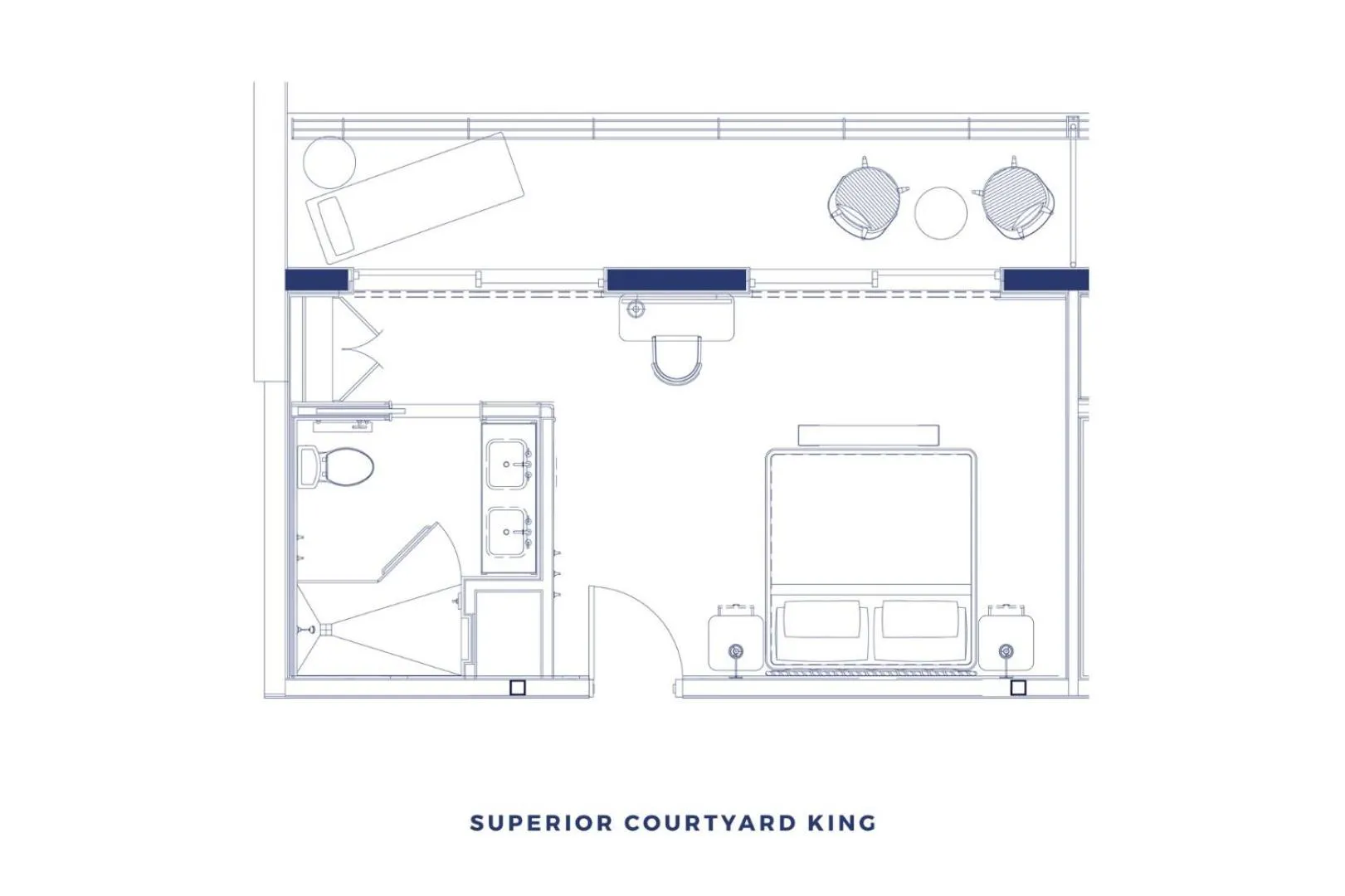 Floor plan in Mr. C Miami - Coconut Grove