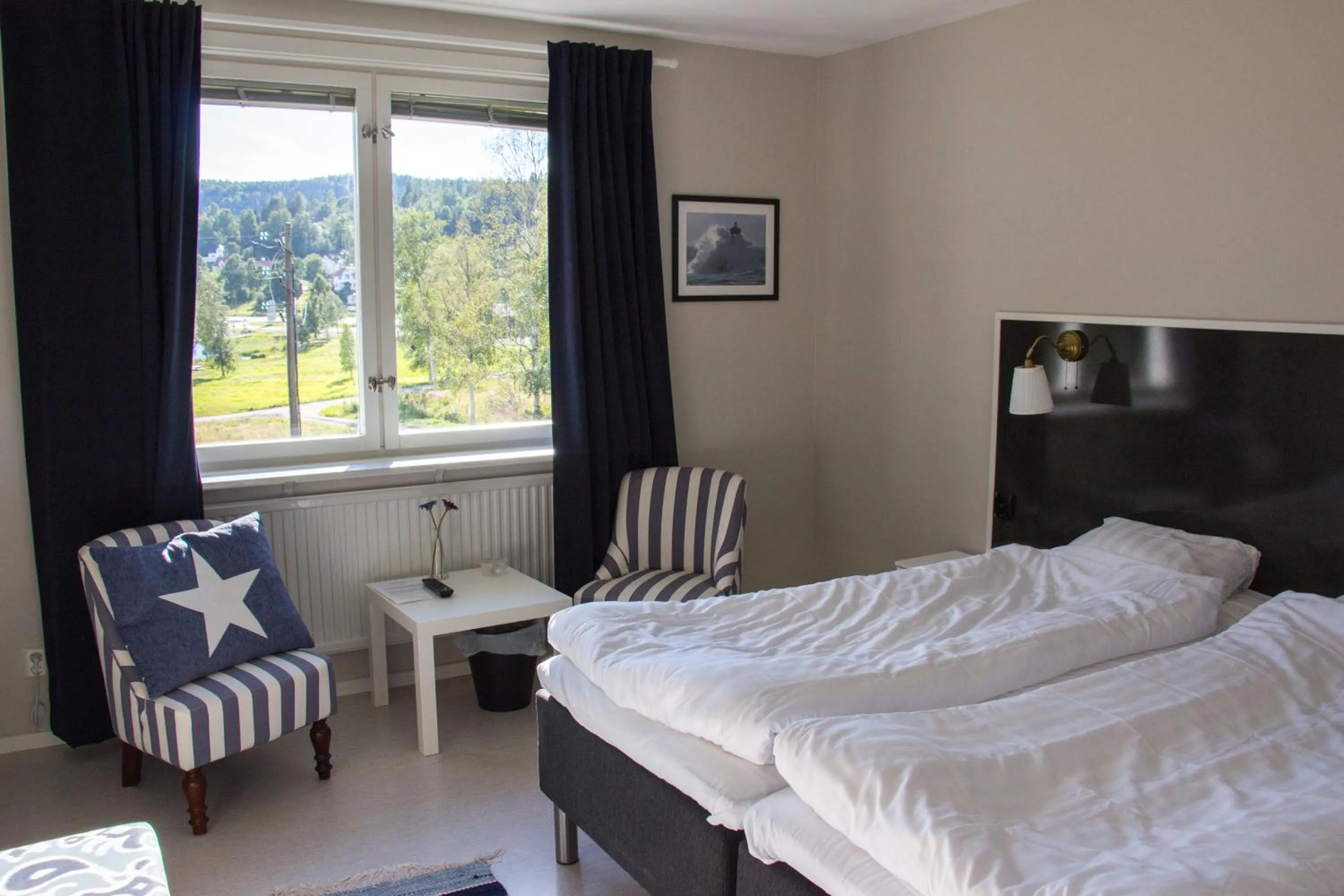 Bed in Docksta Hotell