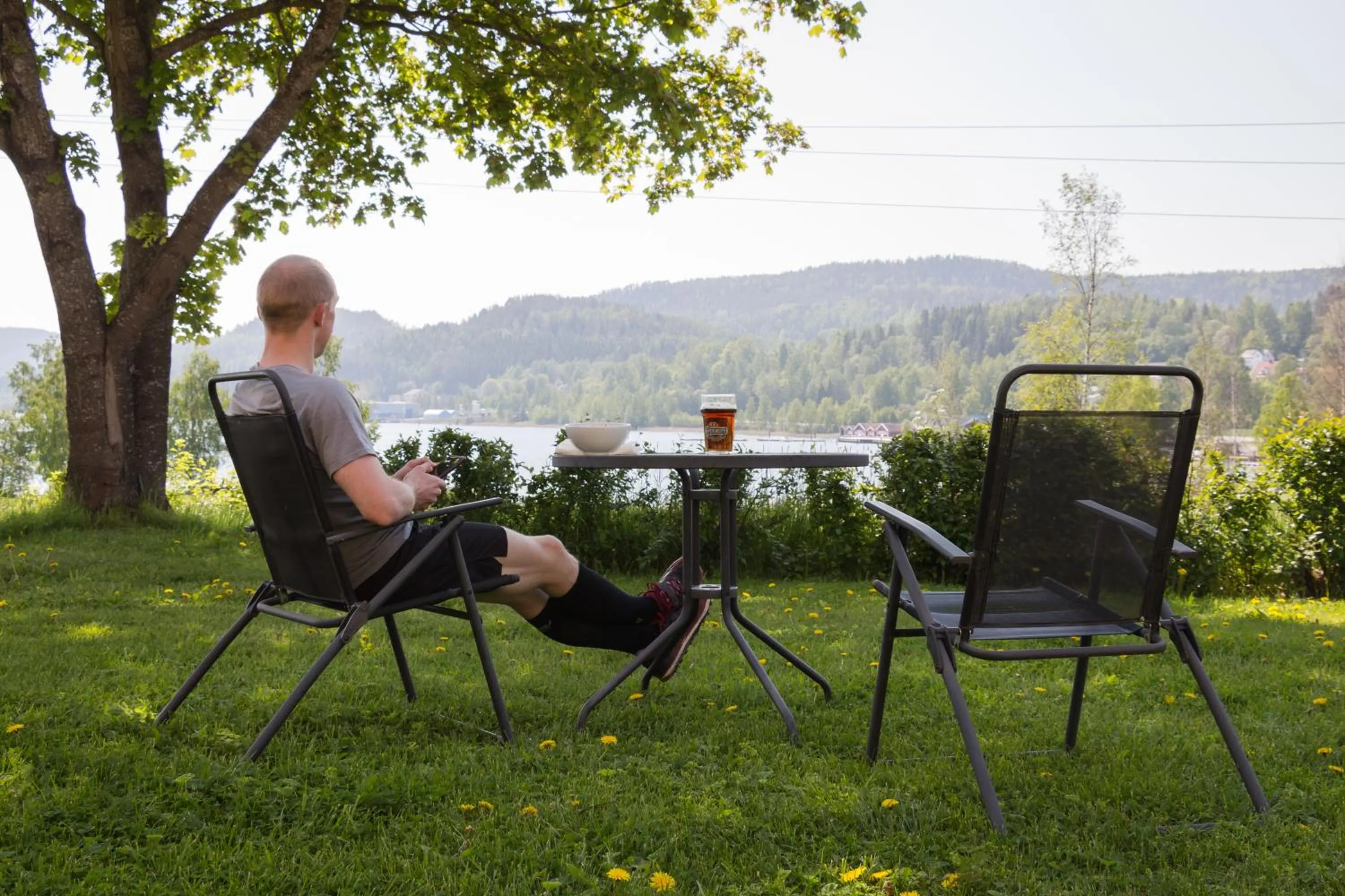 Garden in Docksta Hotell