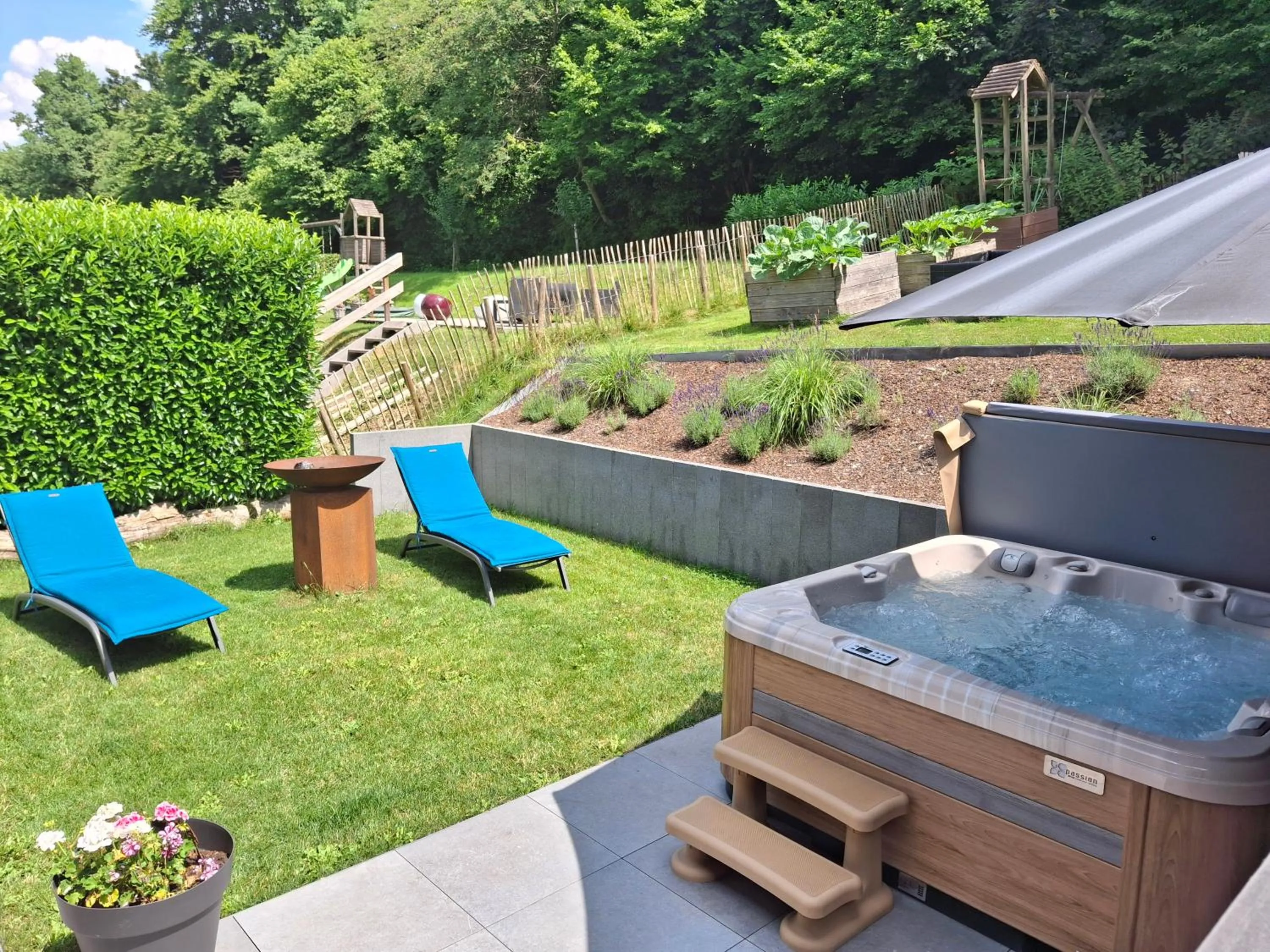 Patio in B&B Caprice d'Epices