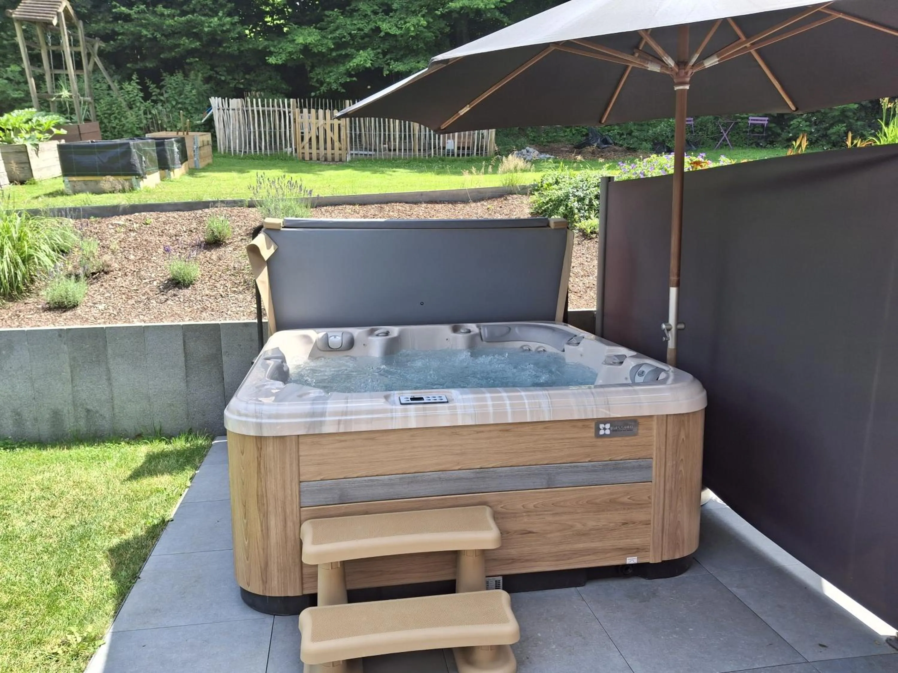 Hot Tub in B&B Caprice d'Epices