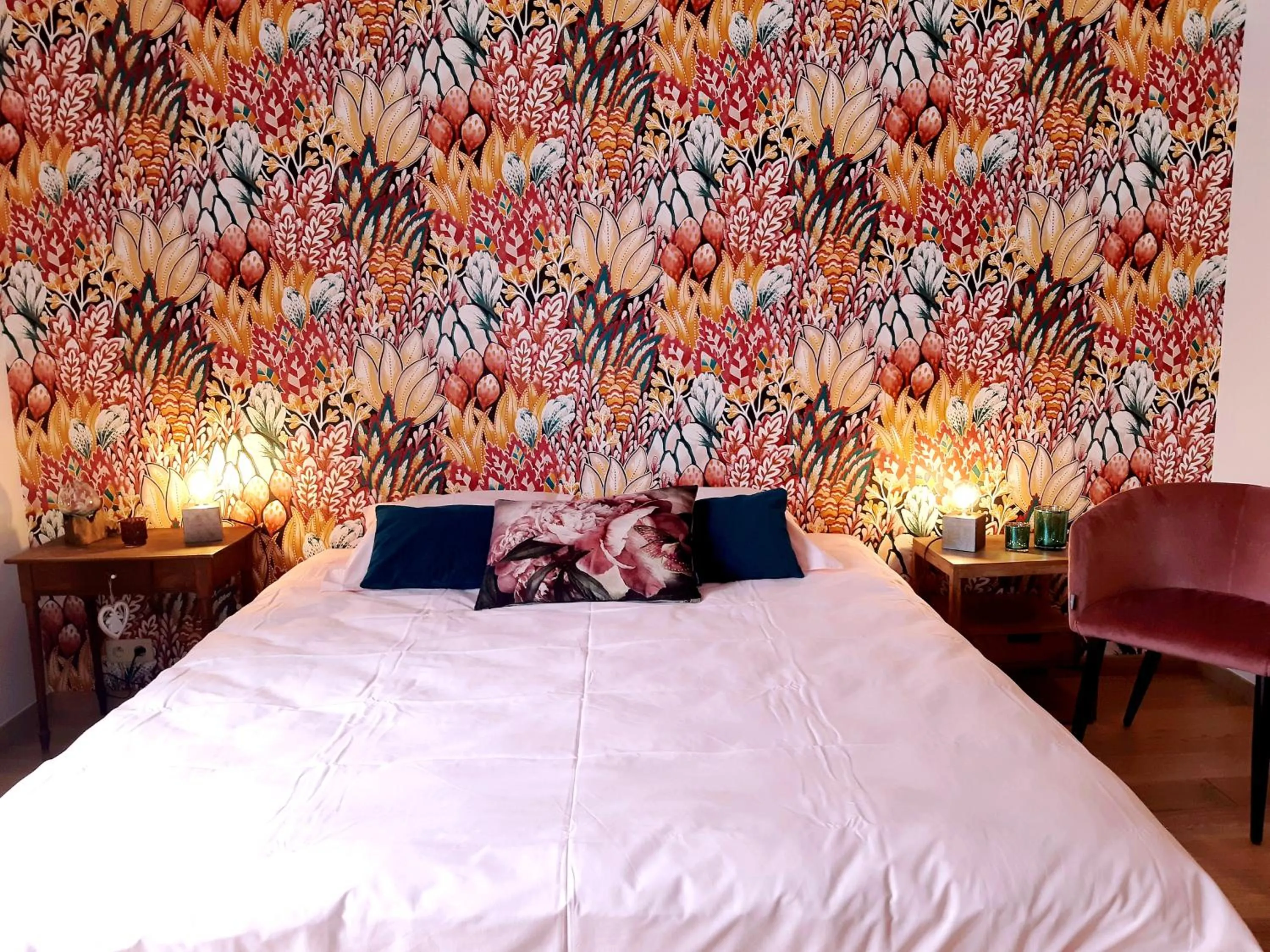 Bed in B&B Caprice d'Epices