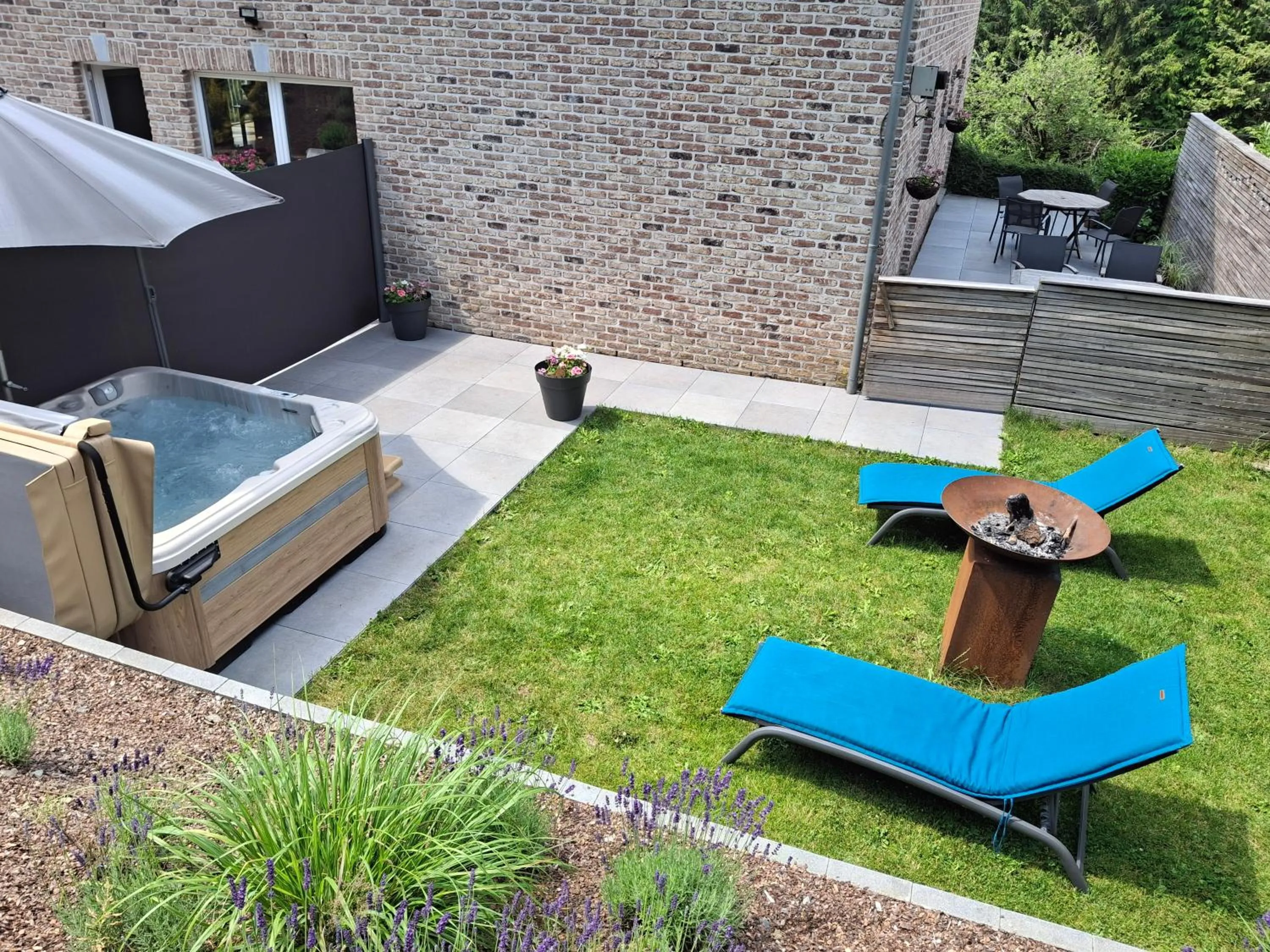 Patio in B&B Caprice d'Epices