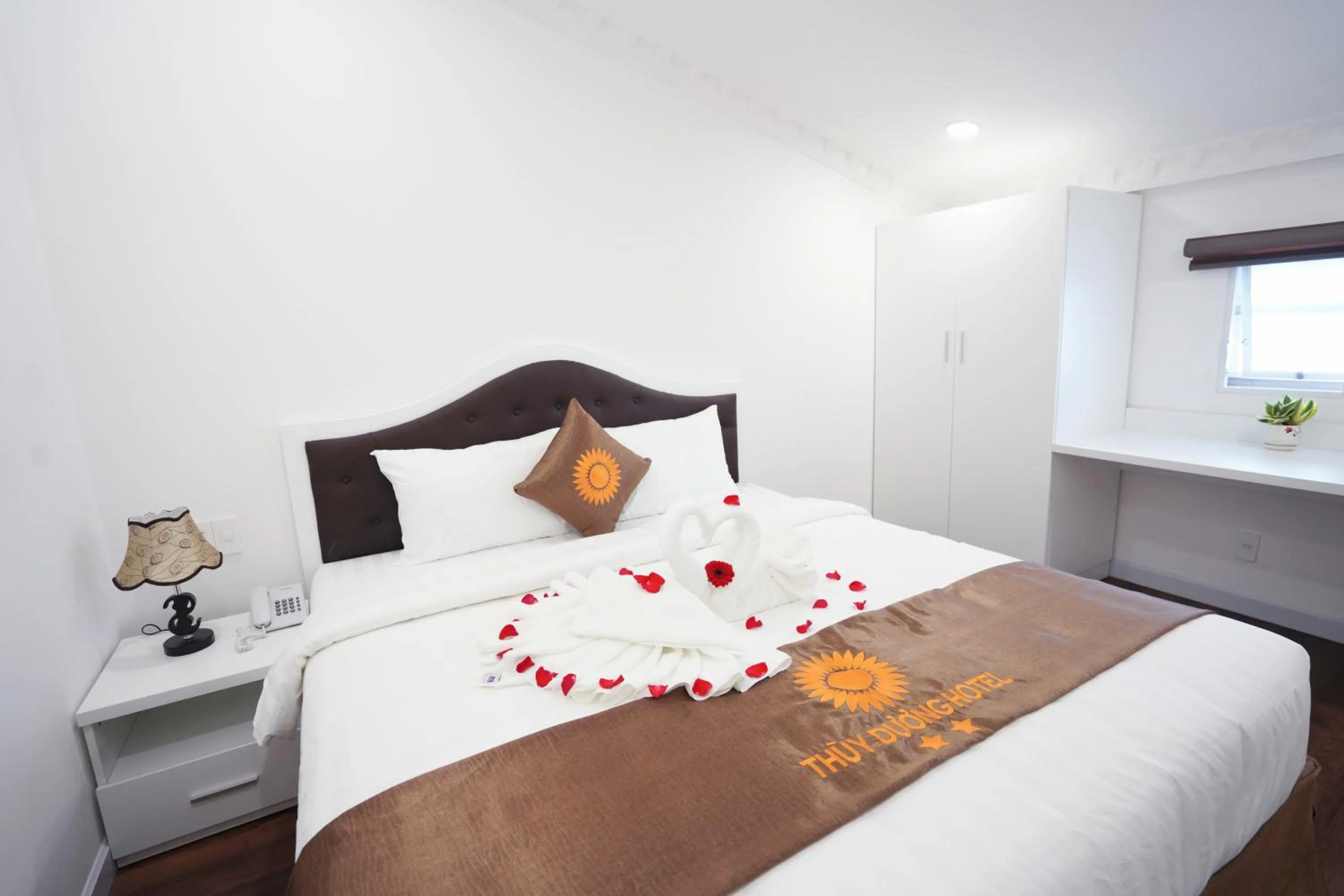 Bed in Thuy Duong Hotel