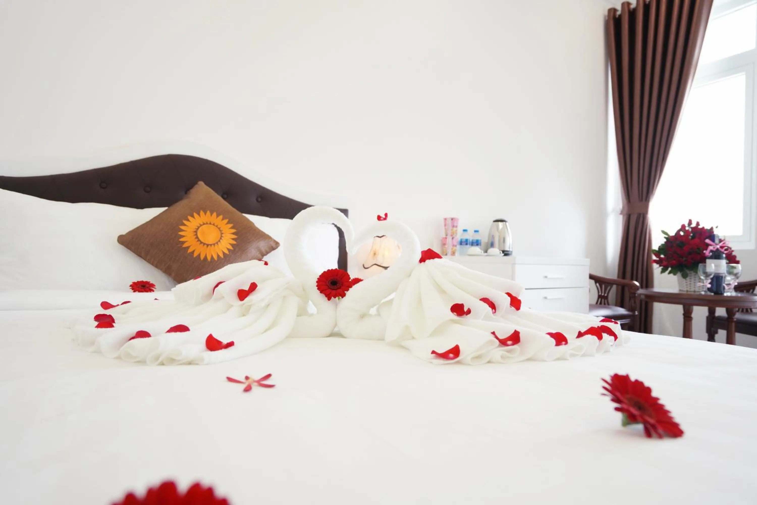 Bed in Thuy Duong Hotel