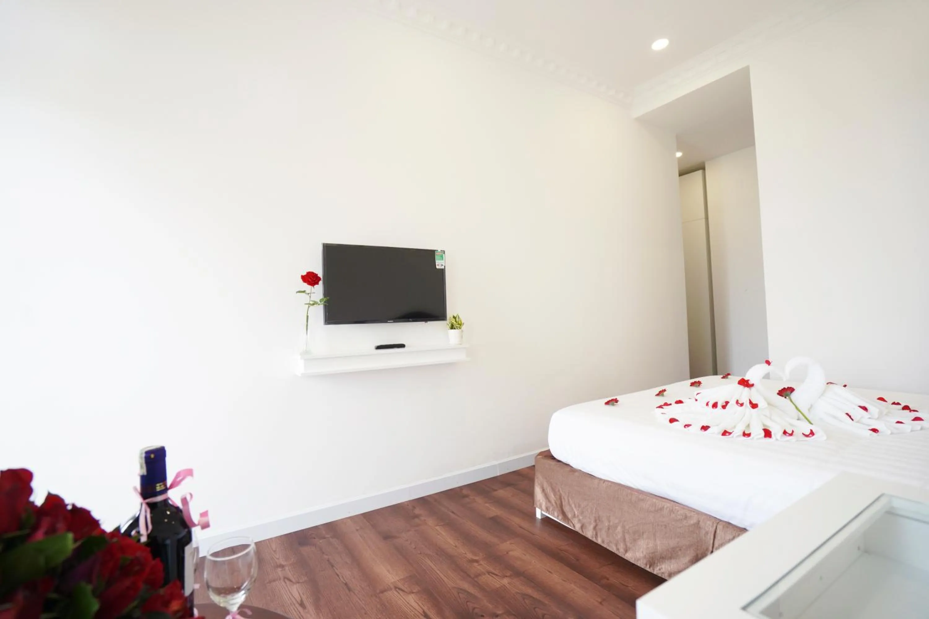 Bed in Thuy Duong Hotel