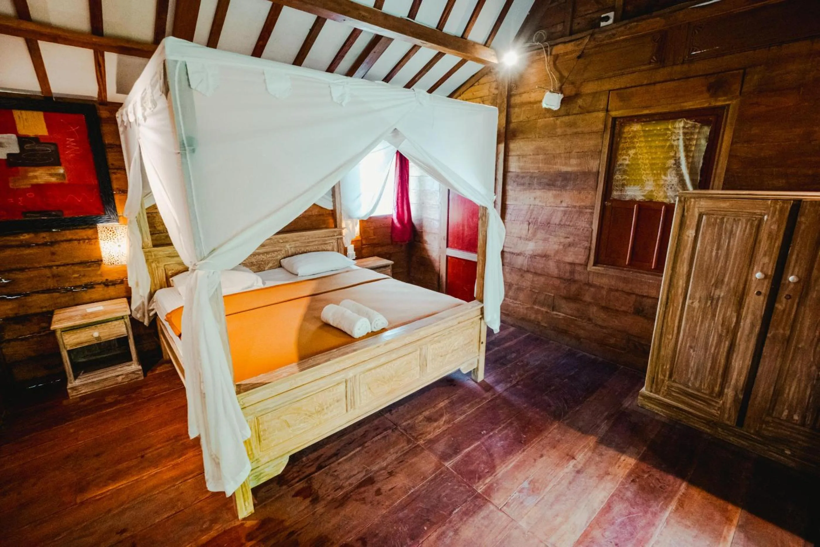 Bed in Cening Bagus Bungalow